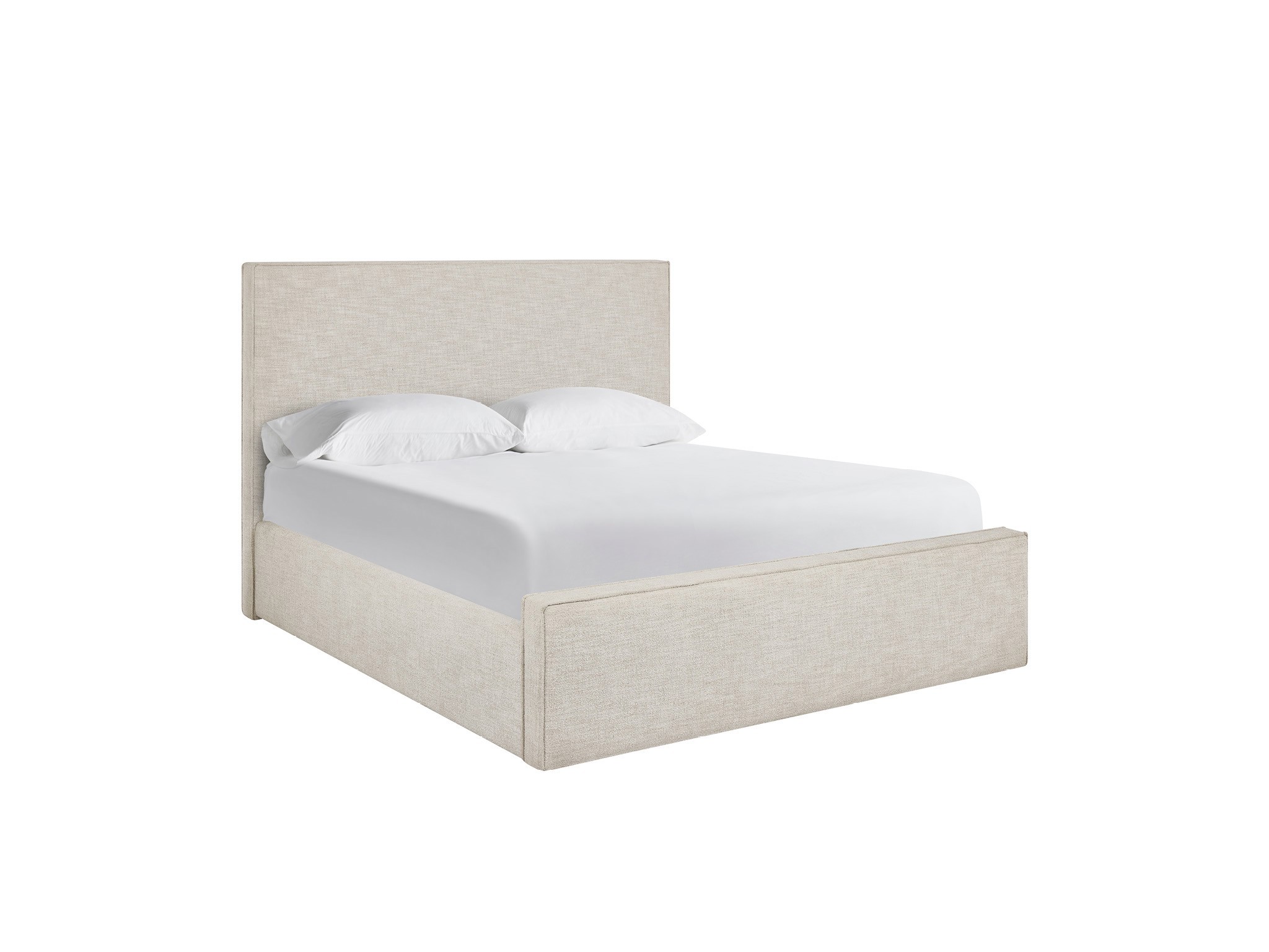 Drift Upholstered Bed King - Silo with a white background