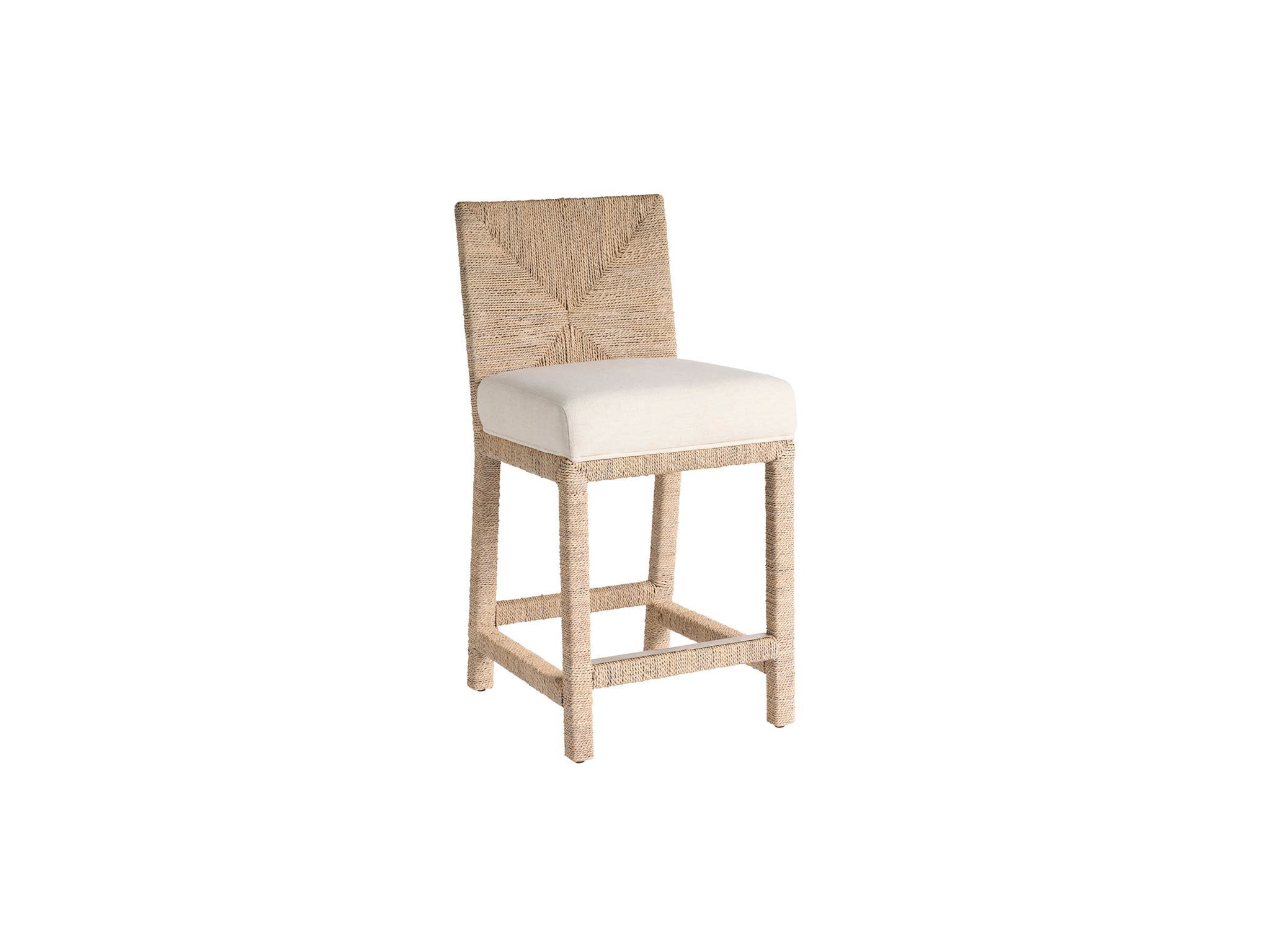 Abaca Counter Chair - Silo with a white background