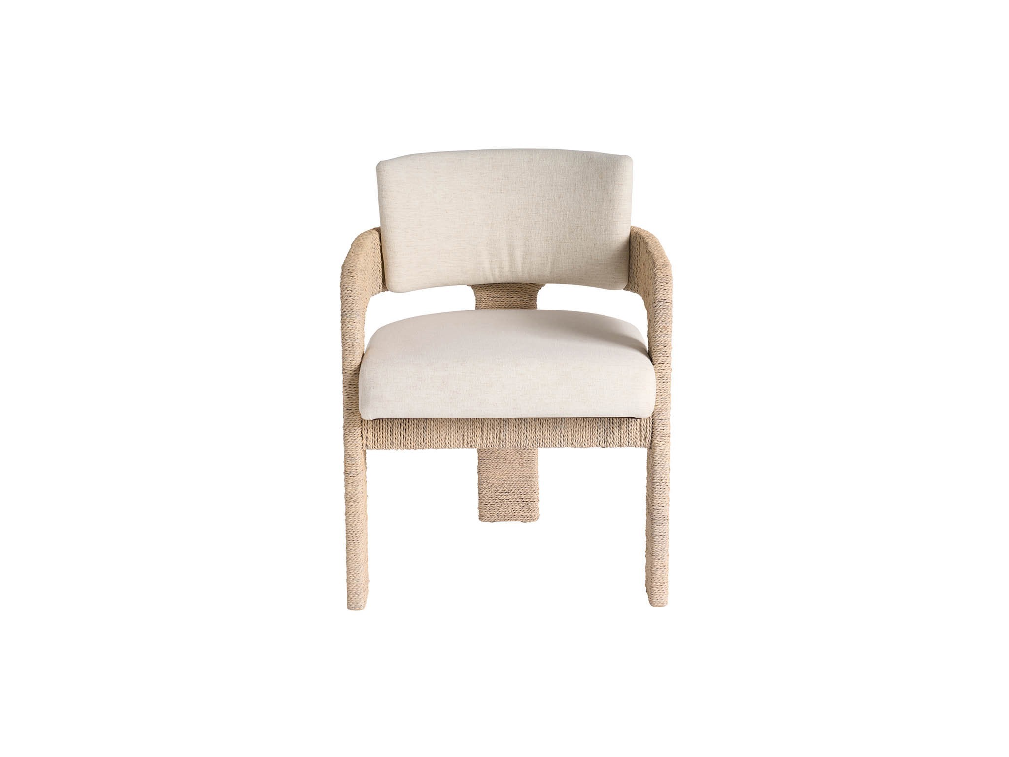 Abaca Arm Chair - Silo with a white background