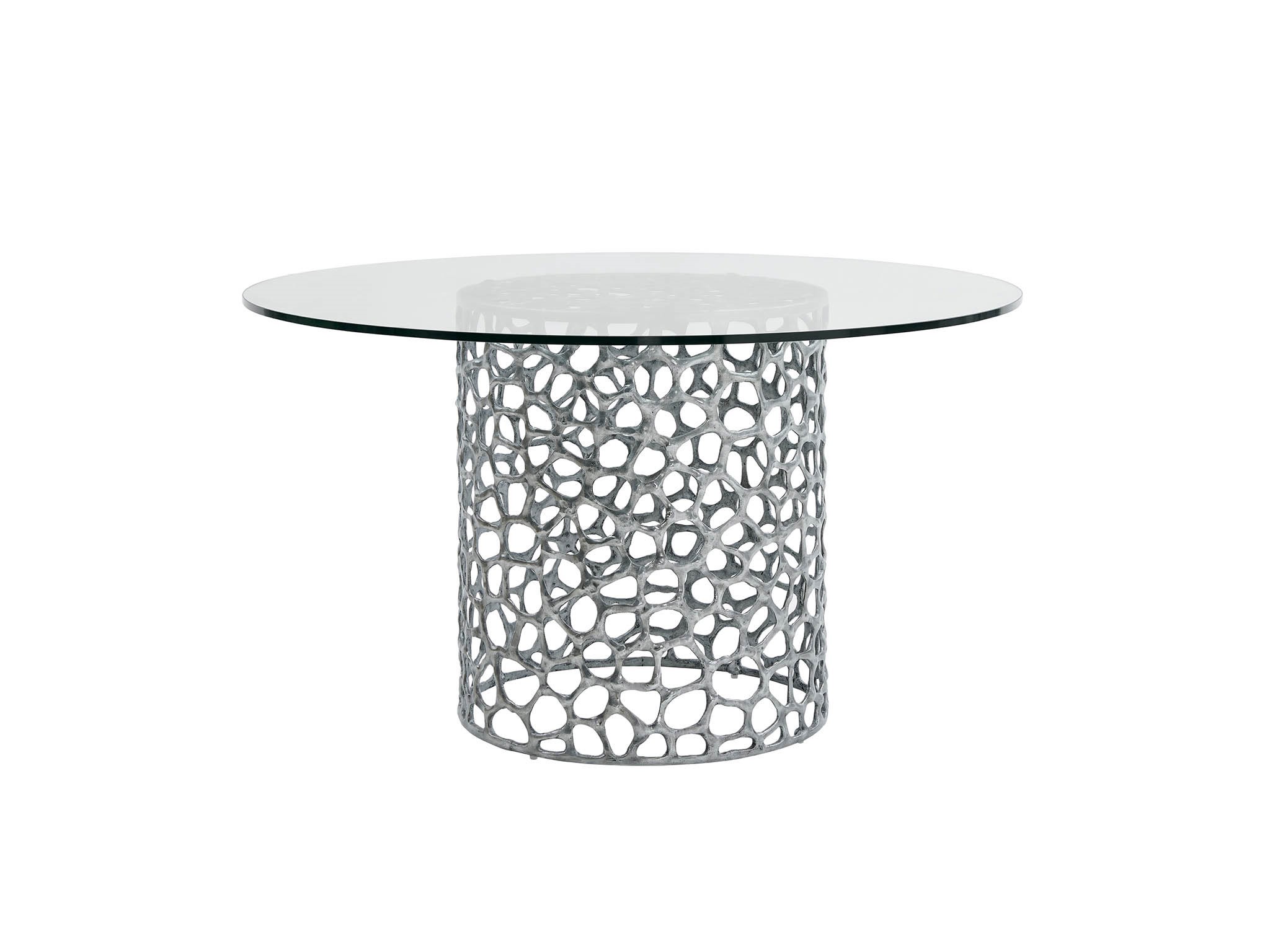 Coral Dining Table - Silo with a white background