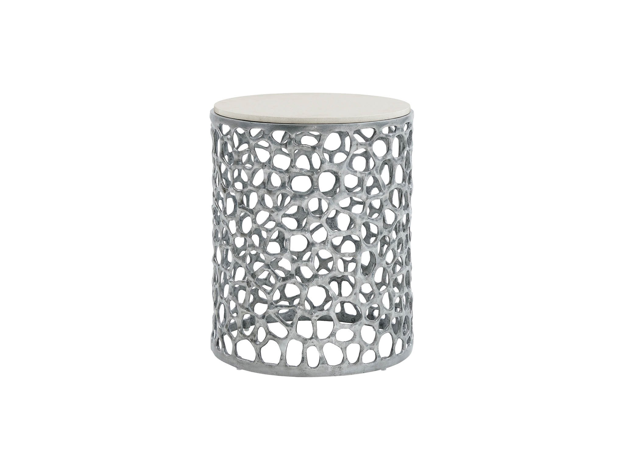 Coral Side Table - Silo with a white background