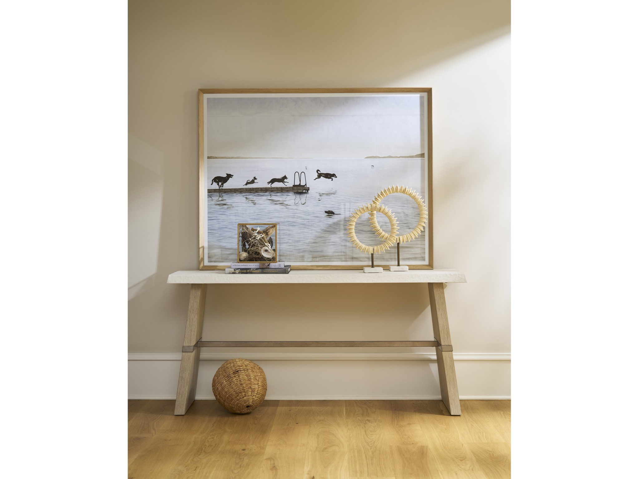 Dockside Console Table - Multiple item room scene
