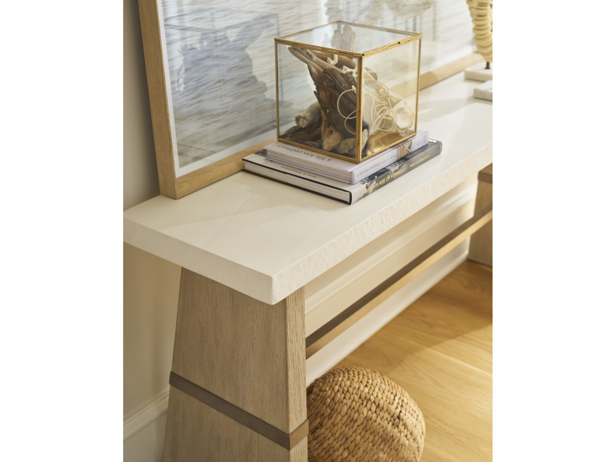 Dockside Console Table - Multiple item room scene