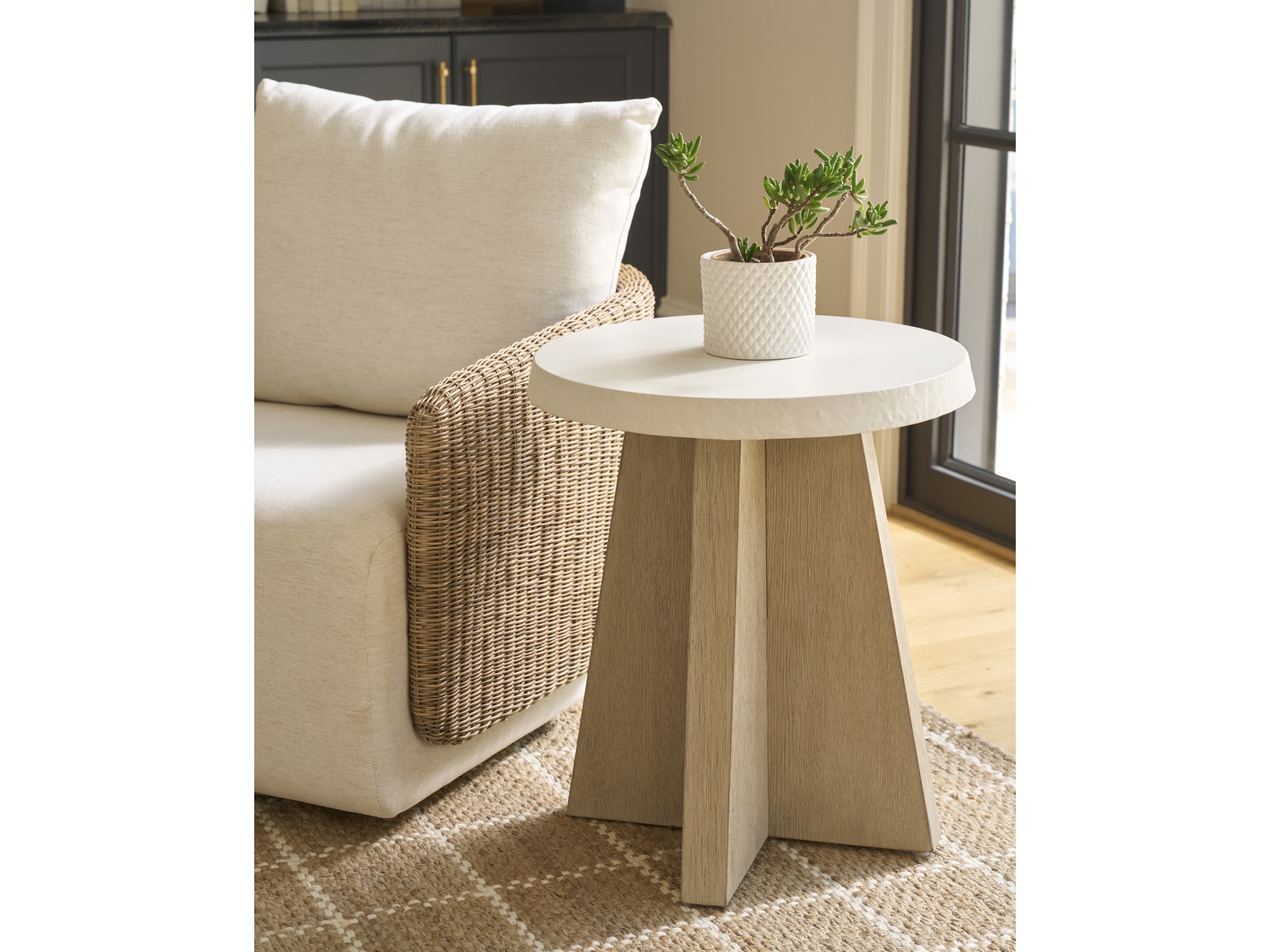Dockside Accent Table - Multiple item room scene