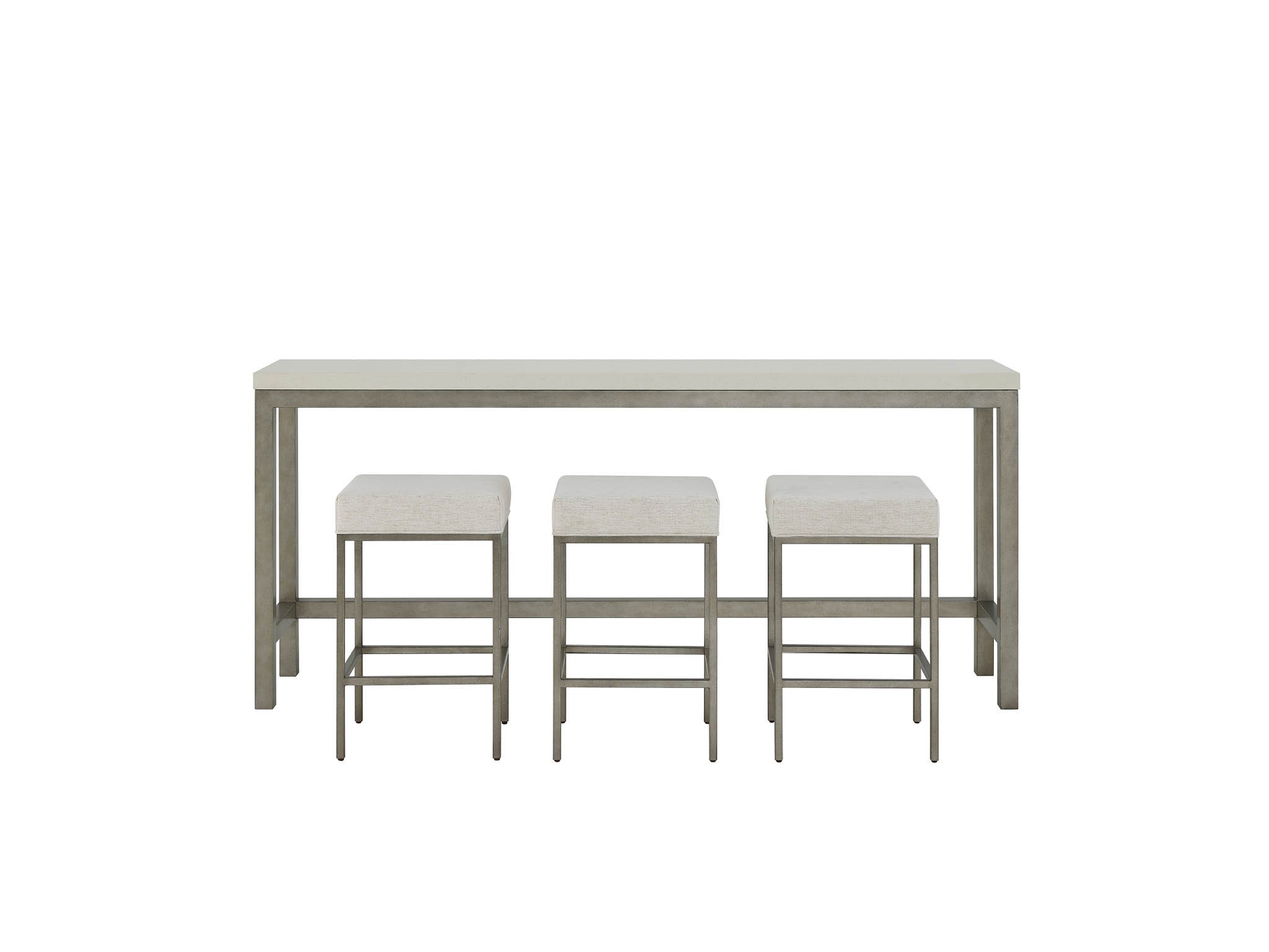 Oasis Console with Stools - Silo with a white background
