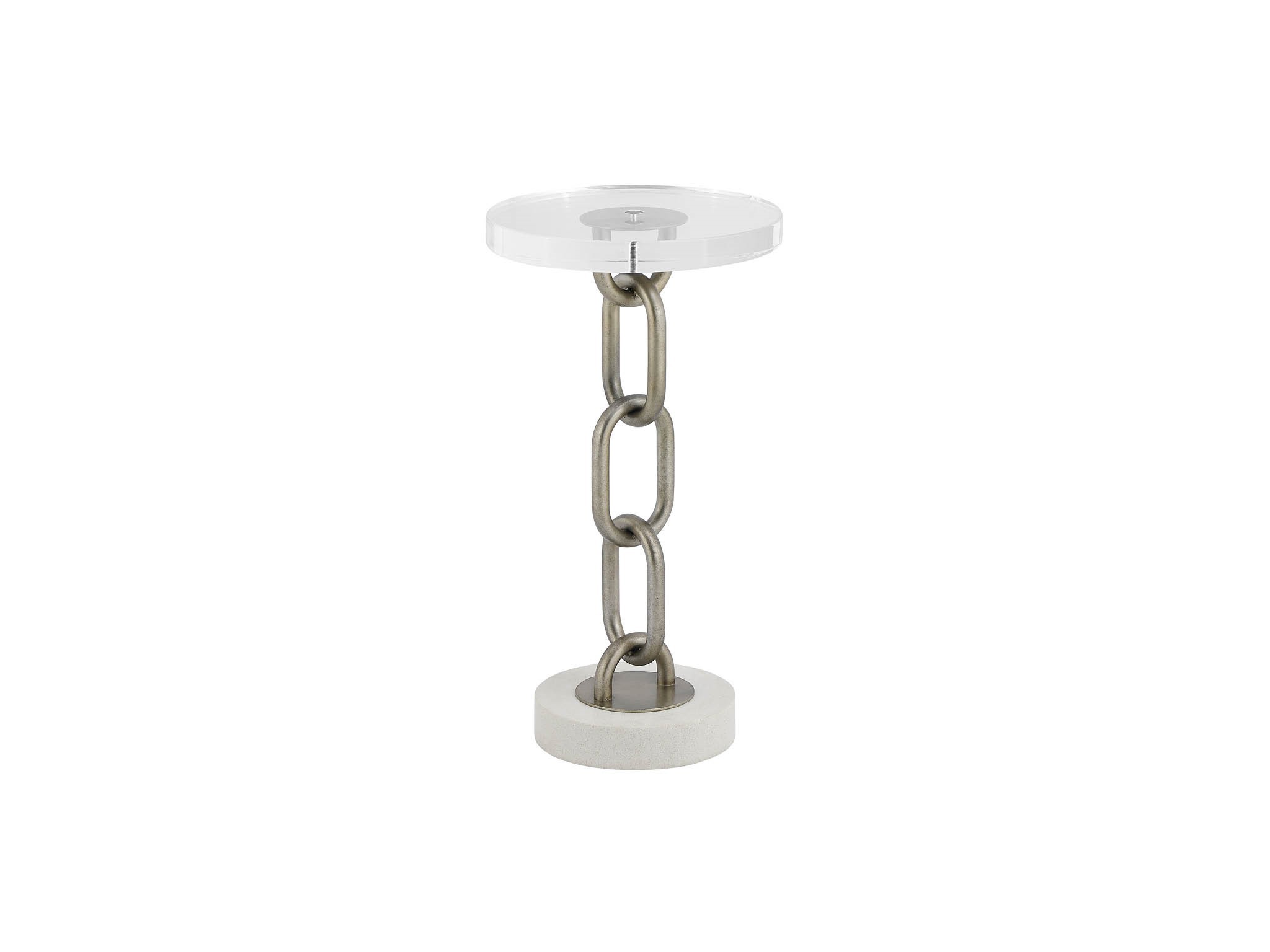 Link Accent Table - Silo with a white background