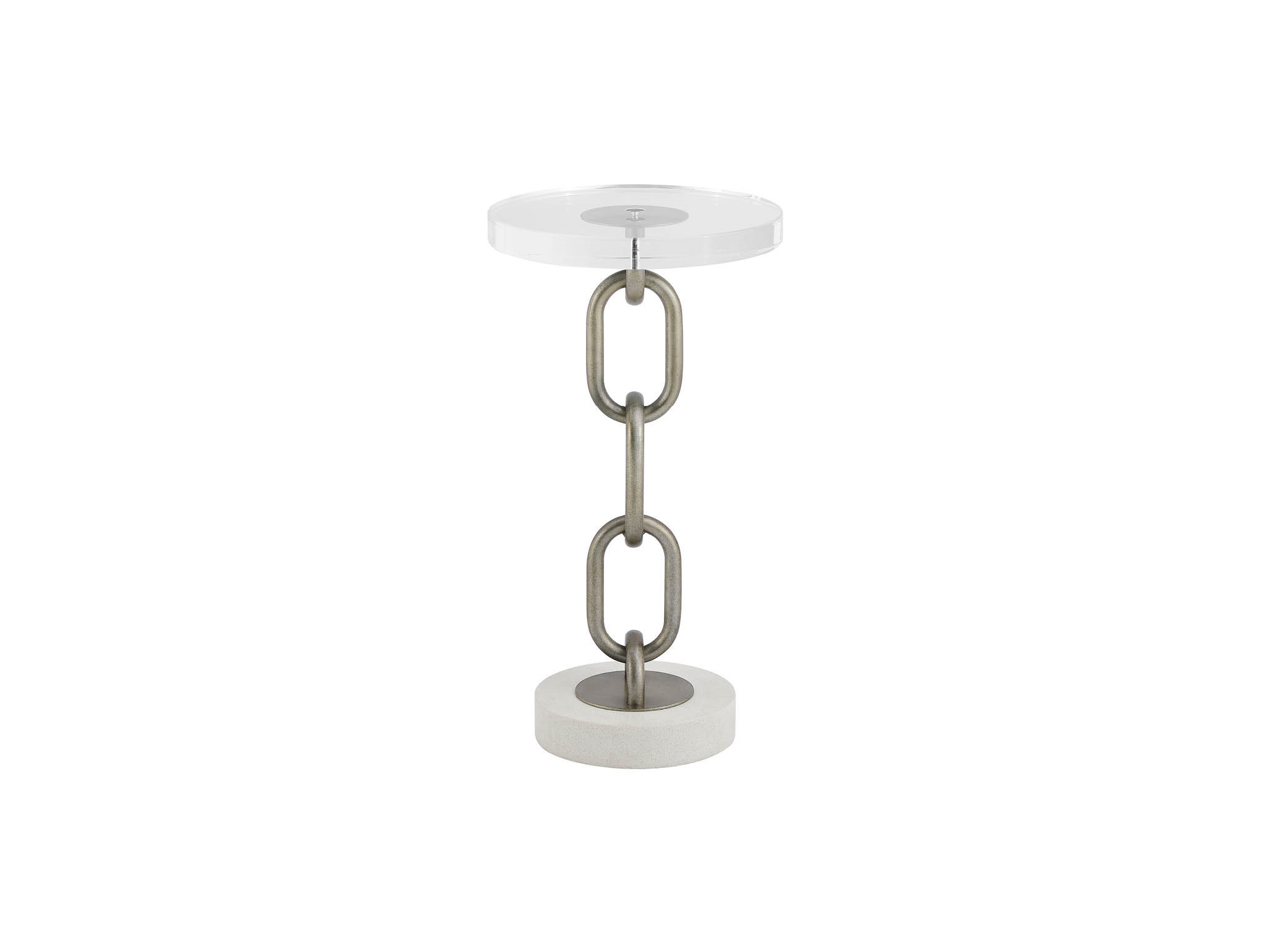 Link Accent Table - Silo with a white background