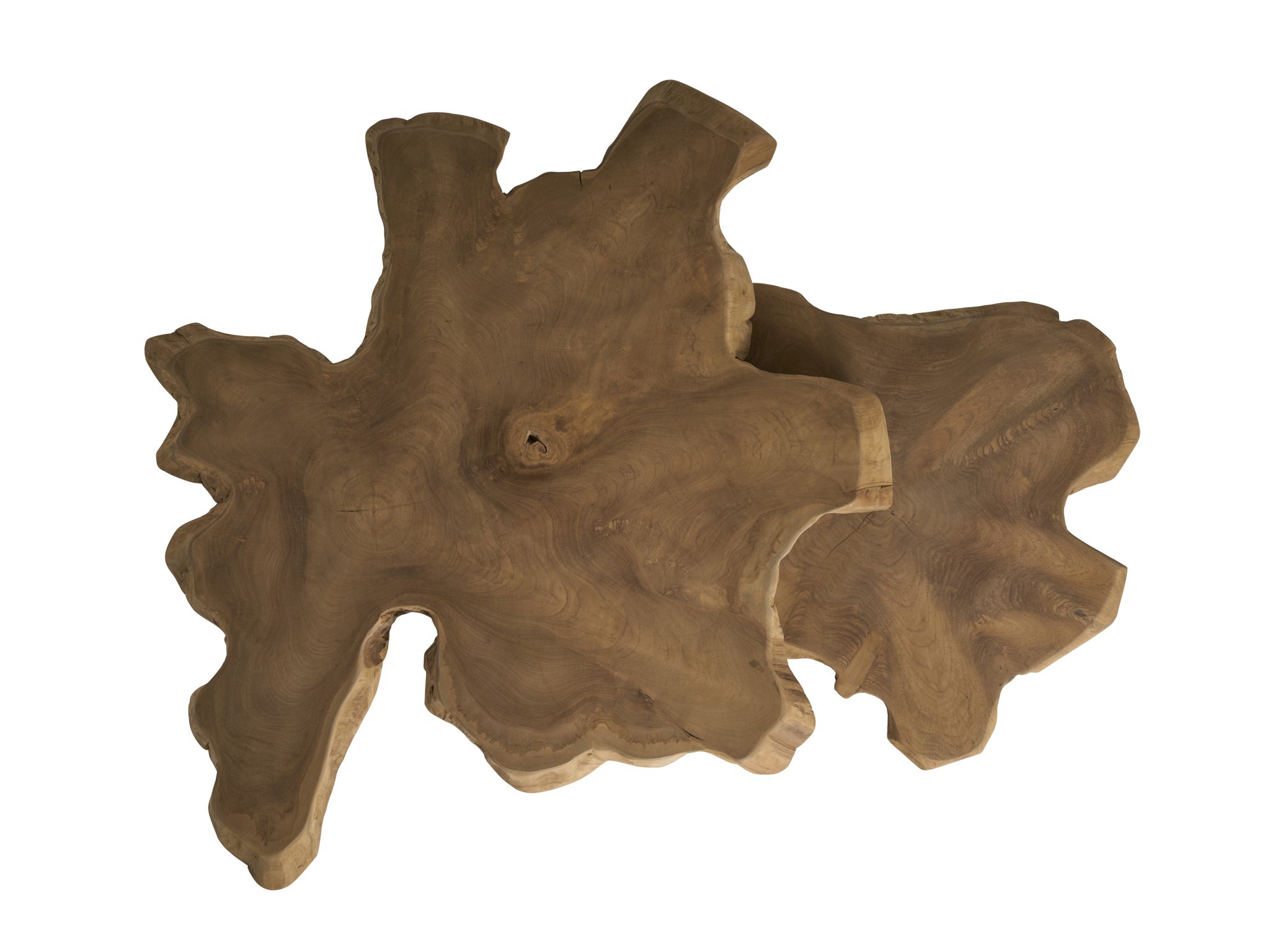 Driftwood Nesting Tables - Silo with a white background