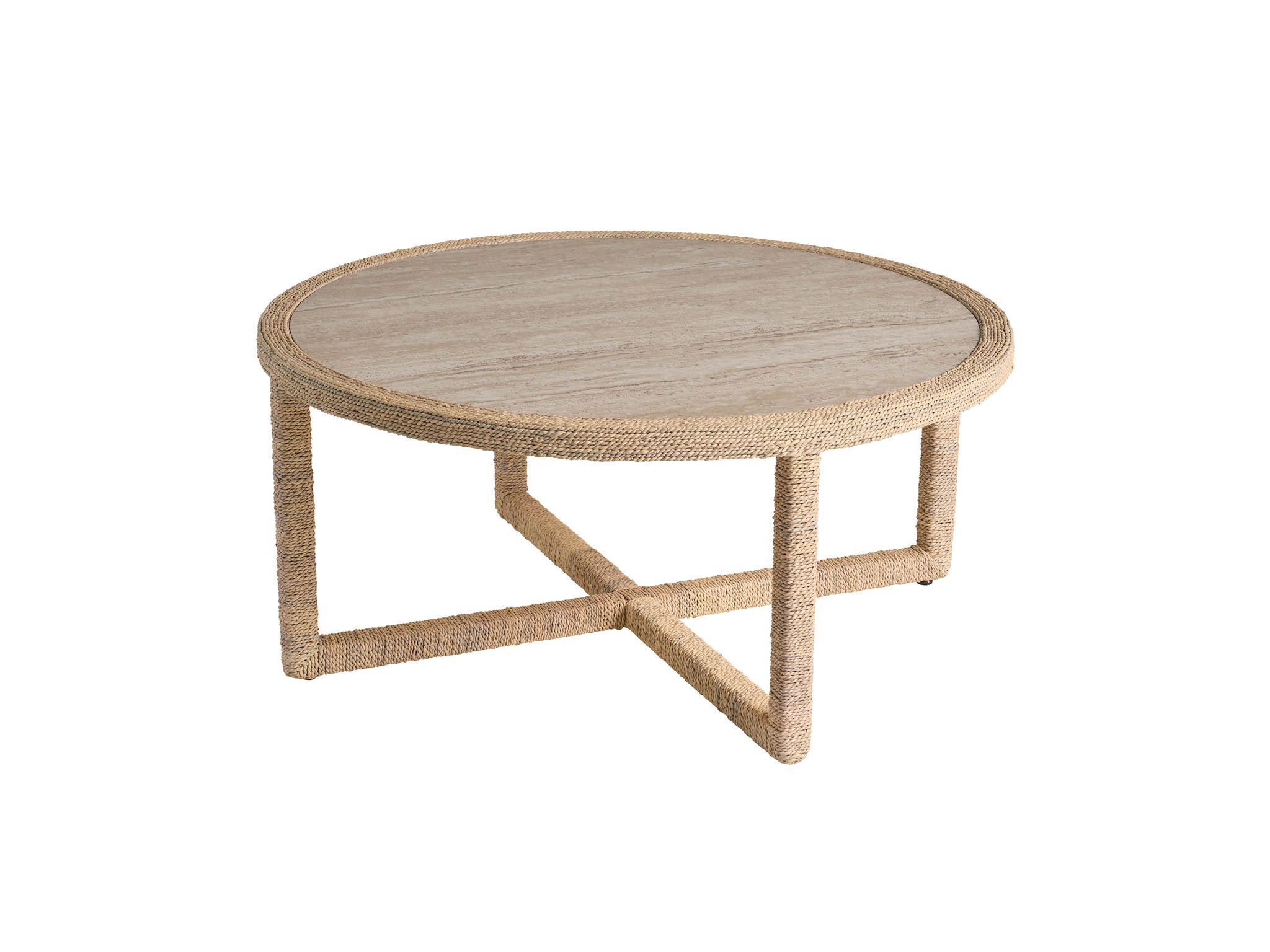 Abaca Cocktail Table - Silo with a white background
