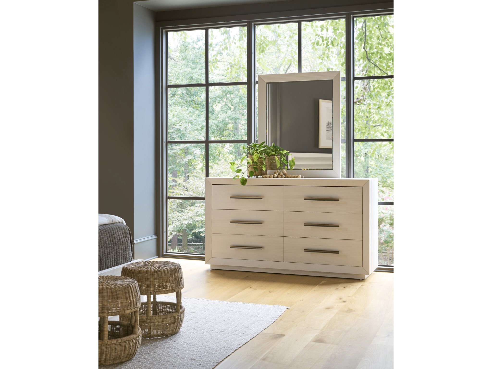 Shoreline Mirror - Multiple item room scene