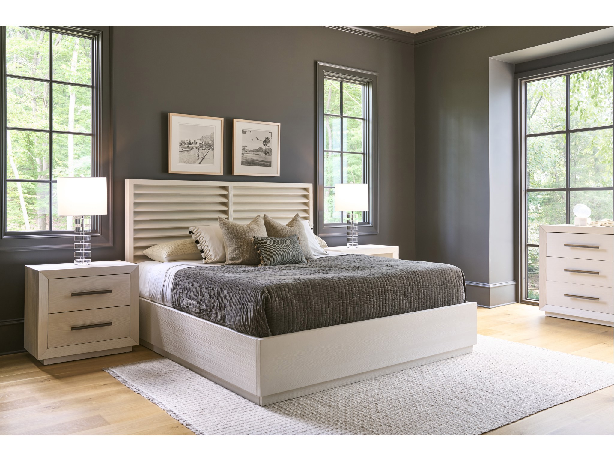 Shoreline Panel Bed King - Multiple item room scene