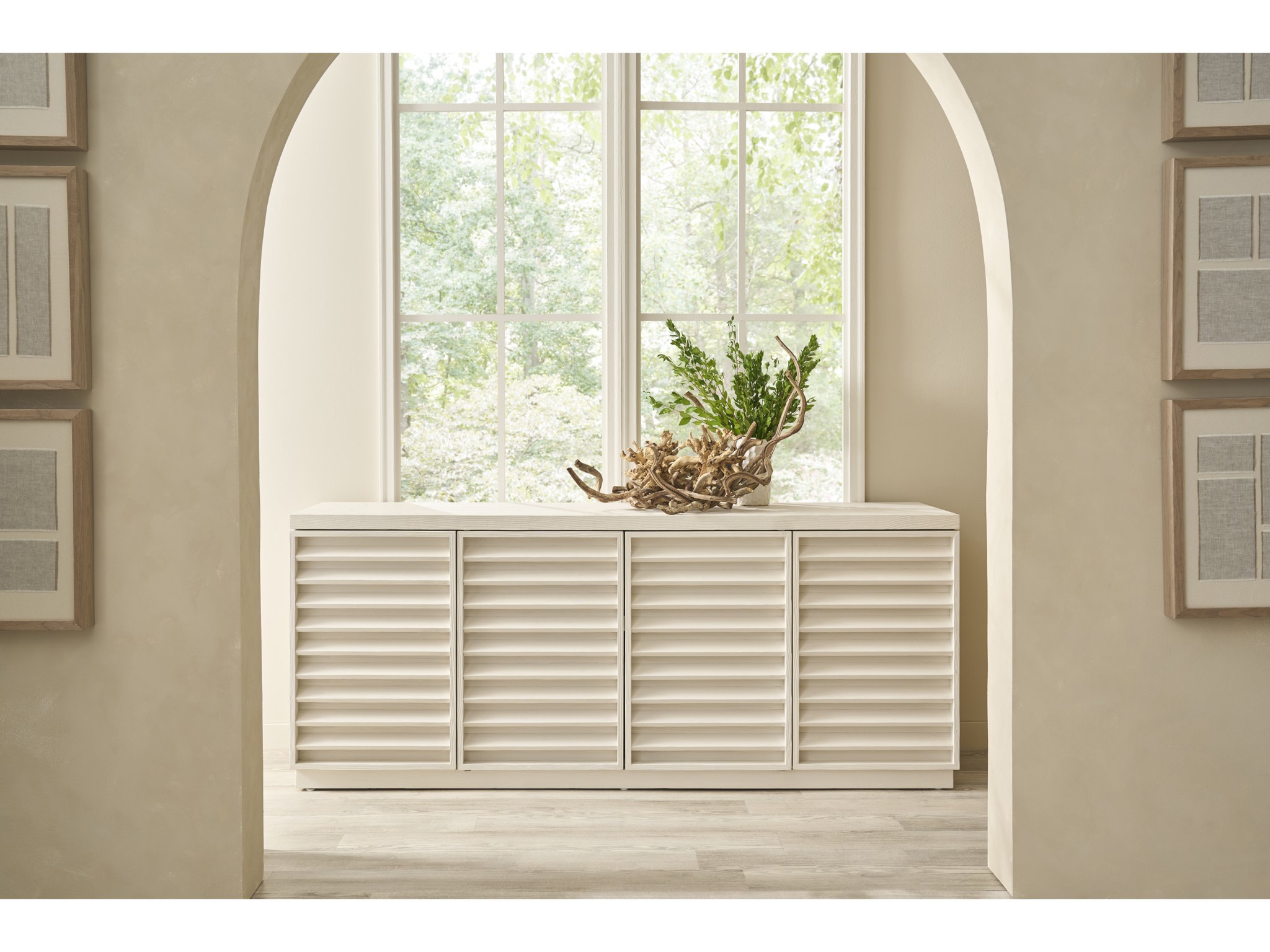 Shoreline Credenza - Multiple item room scene