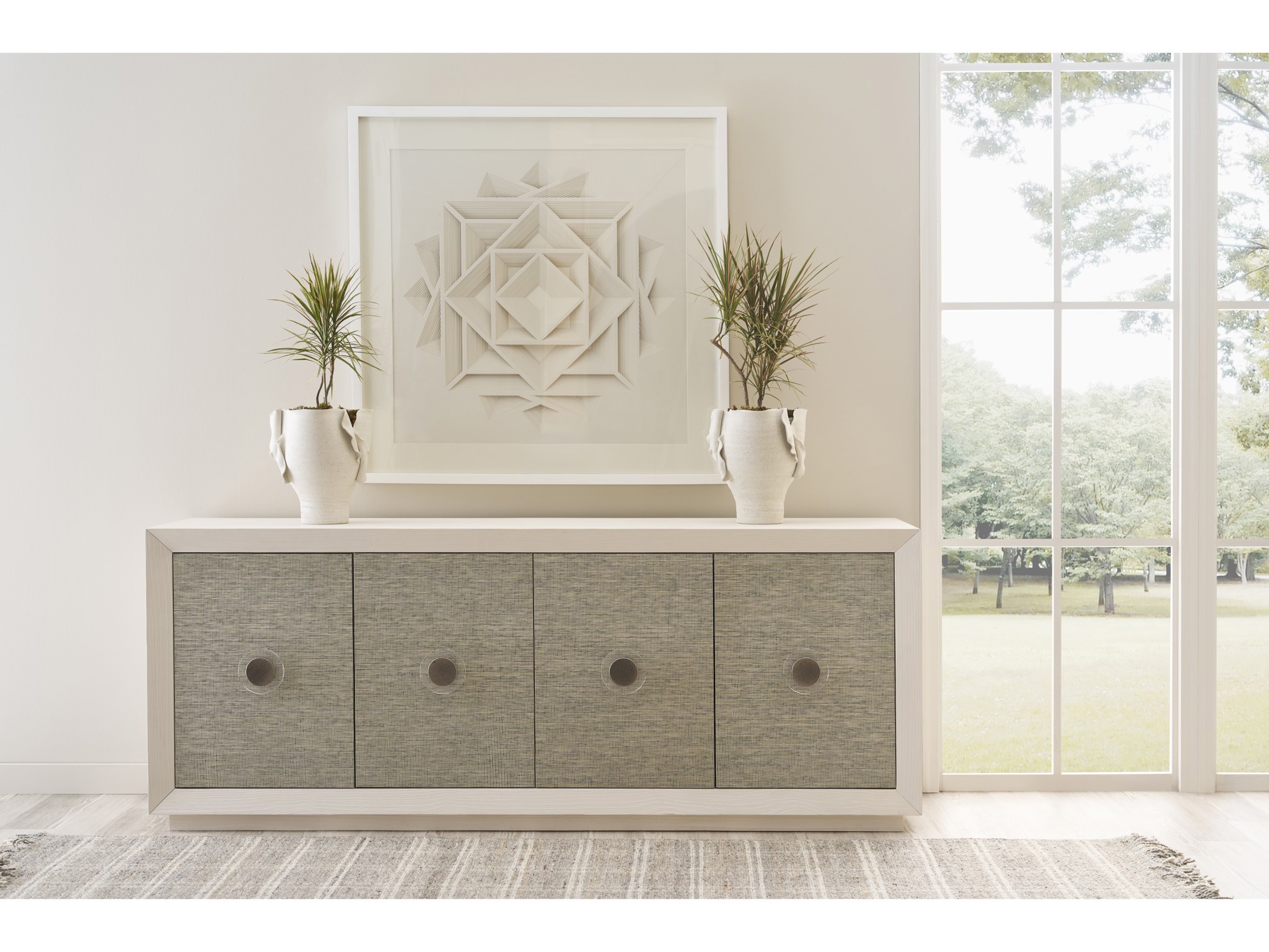 Seascape Credenza - Multiple item room scene