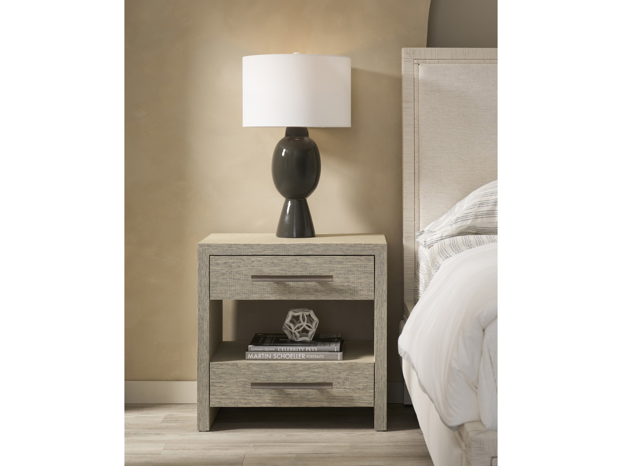 Seascape Nightstand - Multiple item room scene