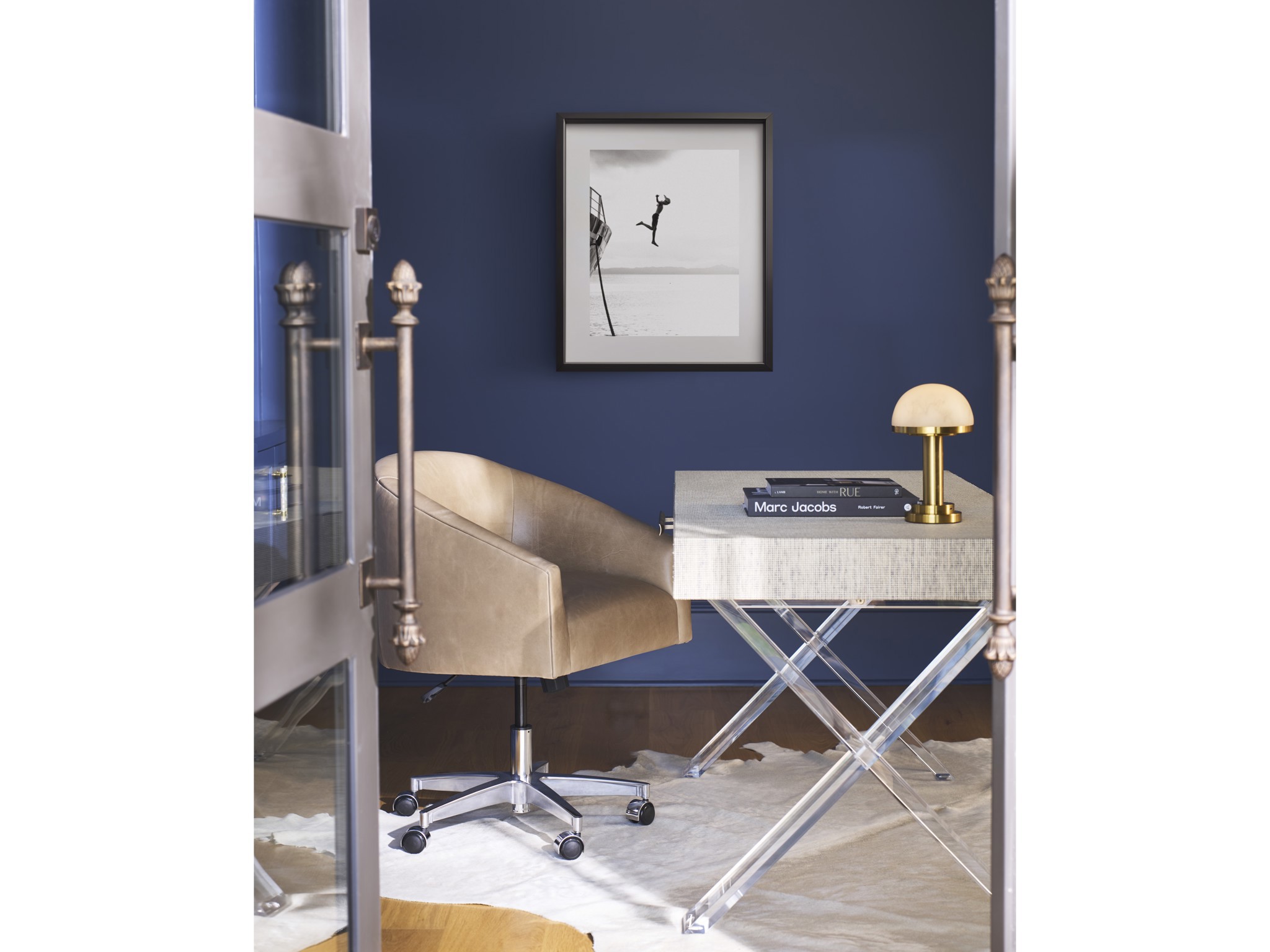 Seascape Writing Desk - Multiple item room scene