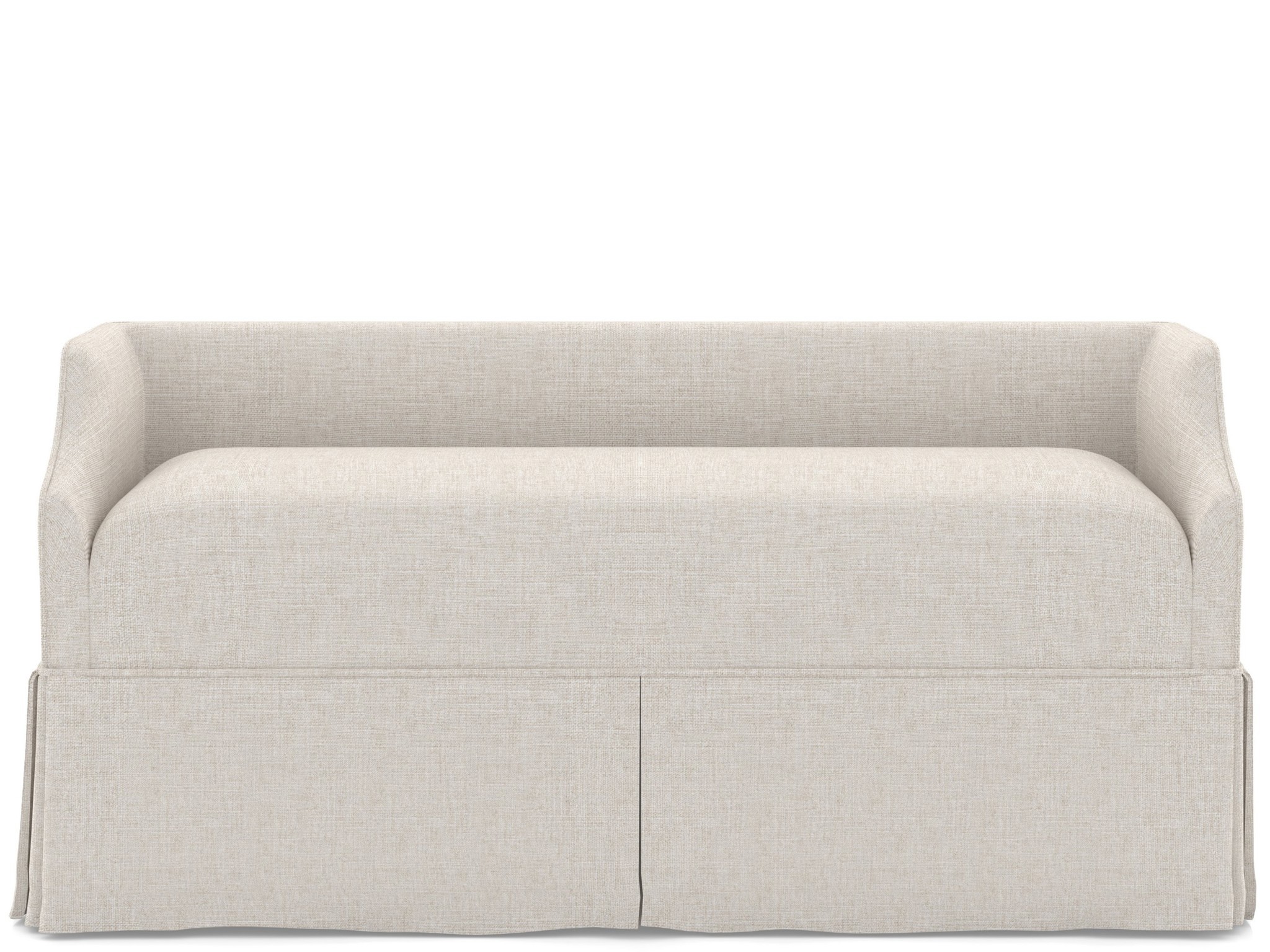 Commons Skirted Bench 56 - Special Order - Silo with a white background