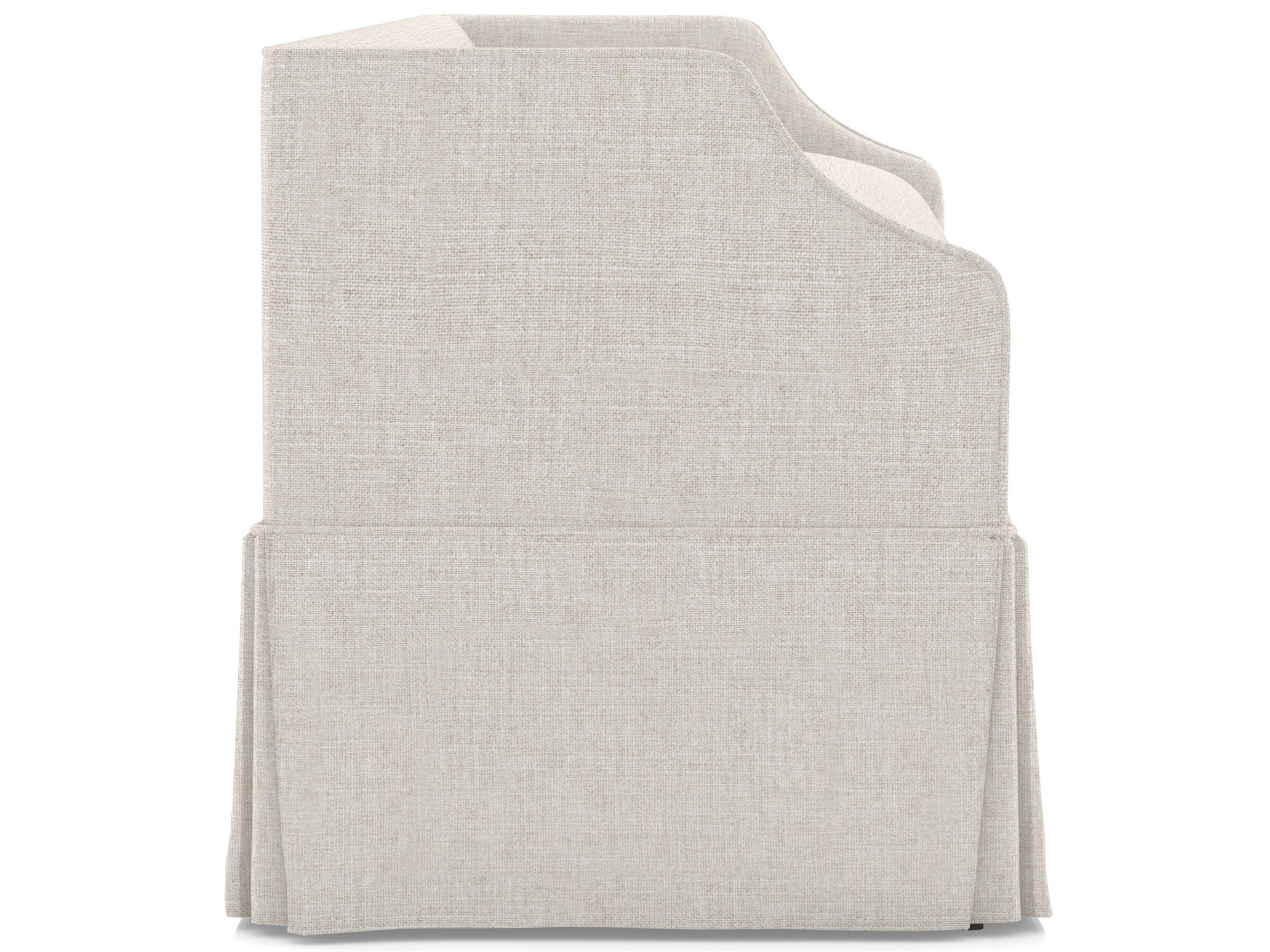 Commons Skirted Bench 76 - Special Order - Silo with a white background