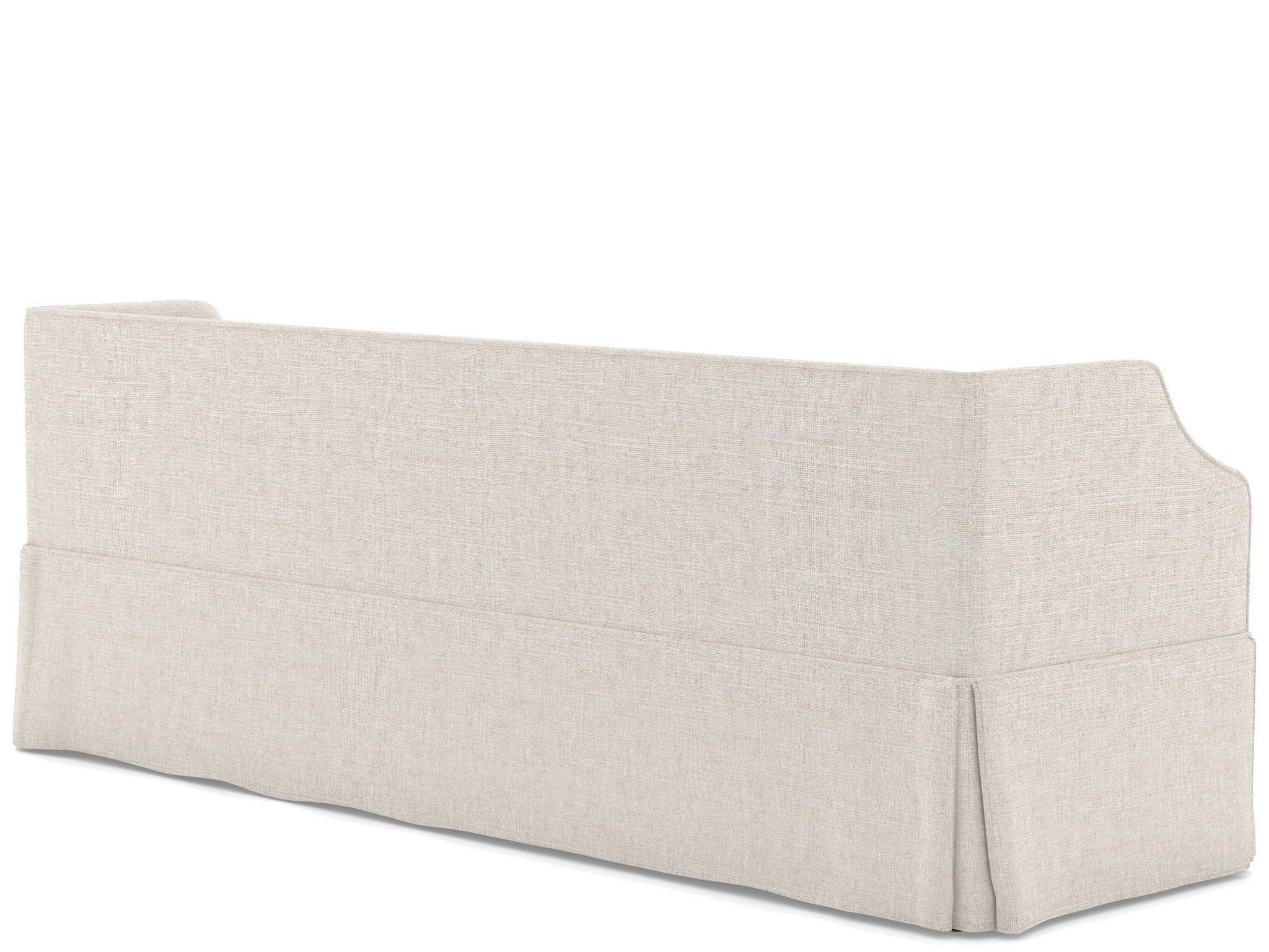 Commons Skirted Bench 76 - Special Order - Silo with a white background