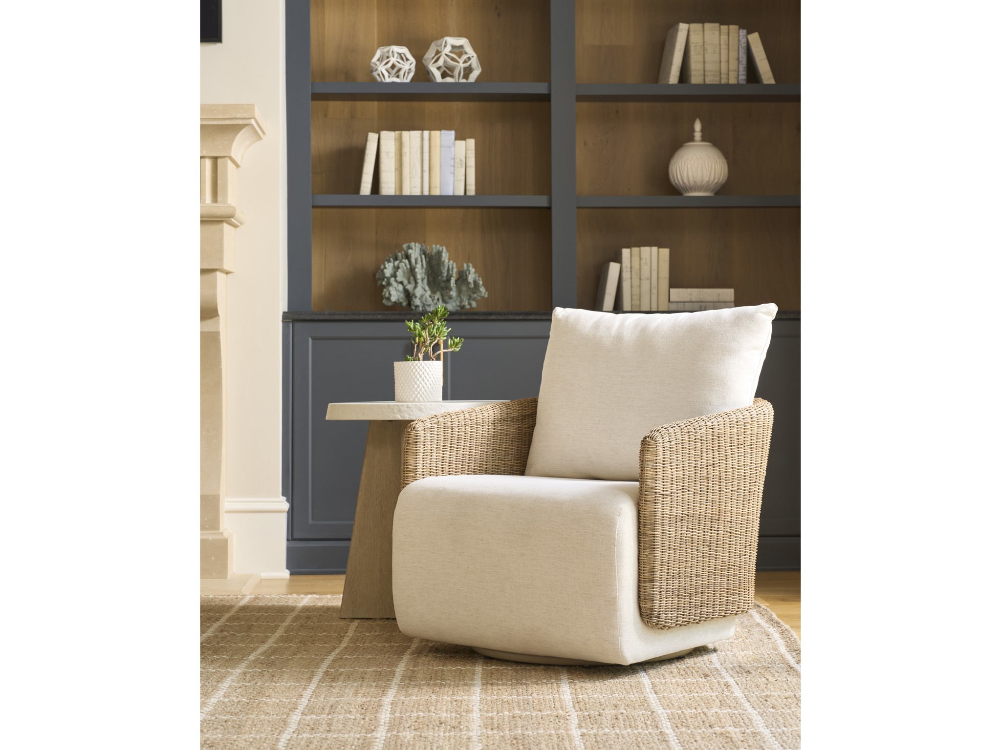 Dockside Accent Table - Multiple item room scene