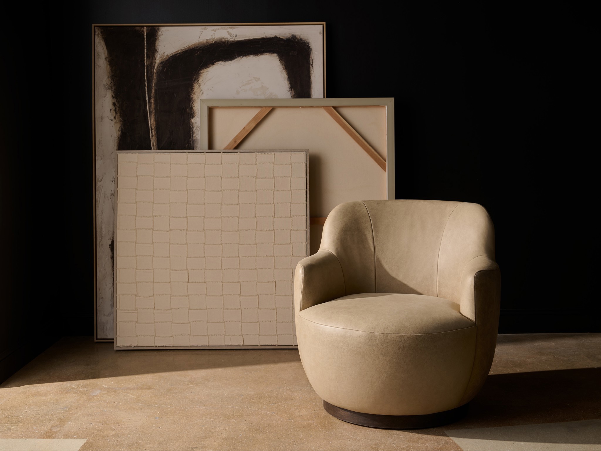 Chloe Swivel Chair - Multiple item room scene