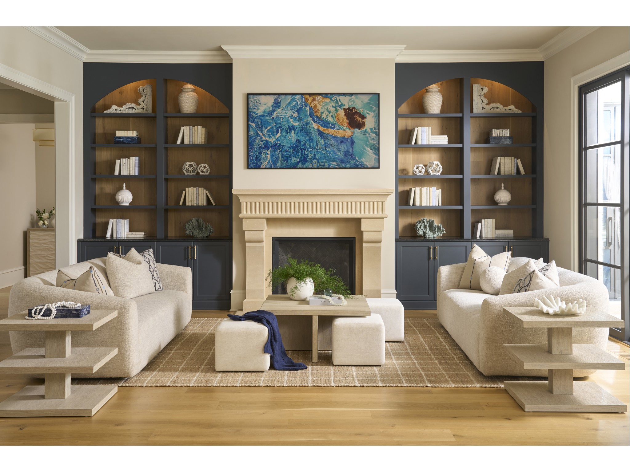 Dockside End Table - Multiple item room scene