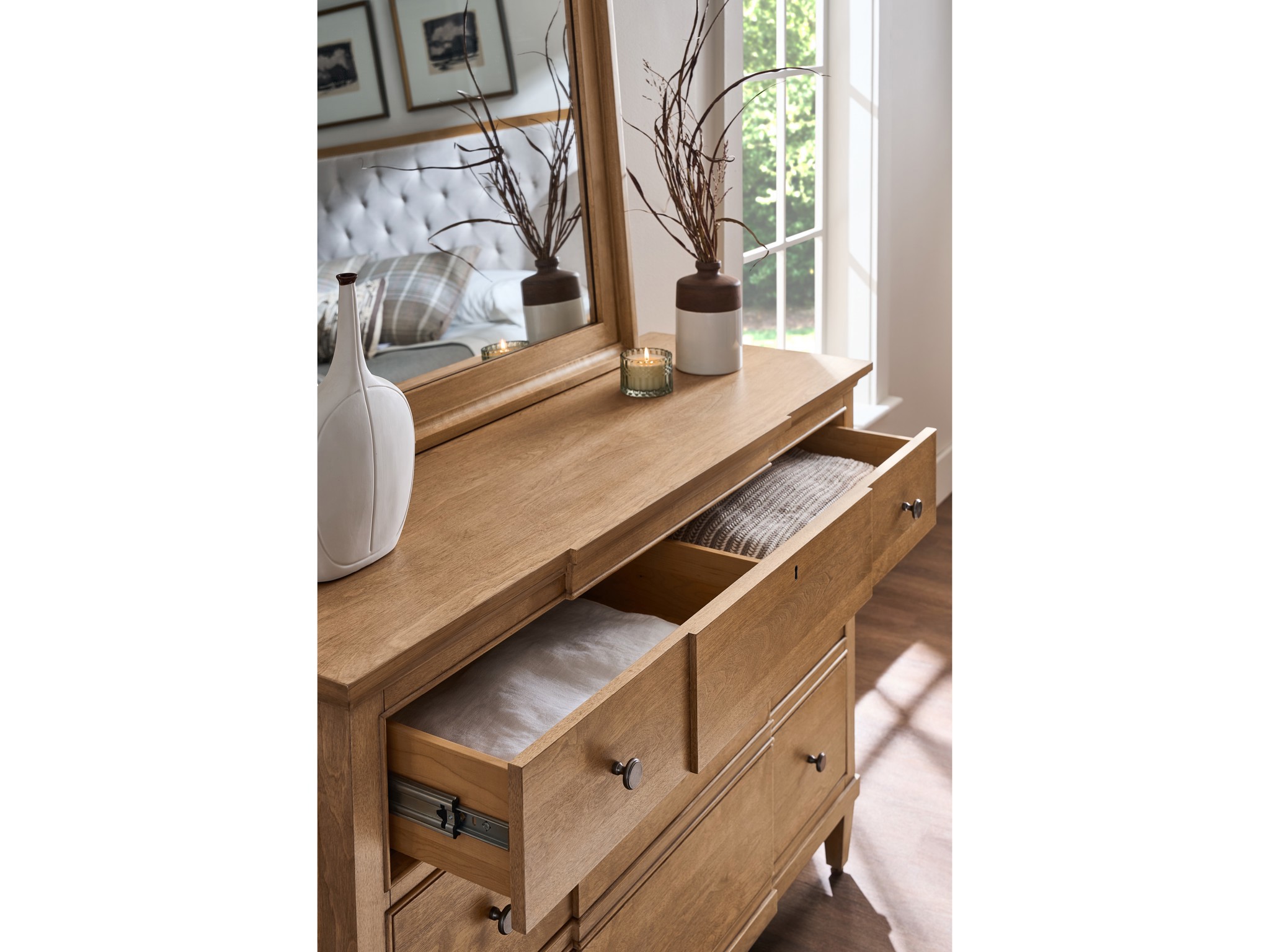Brindle Dresser - Multiple item room scene