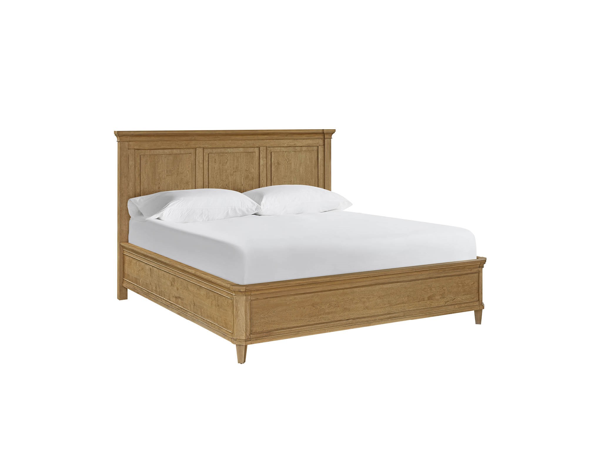 Brindle Panel Bed Queen - Silo with a white background