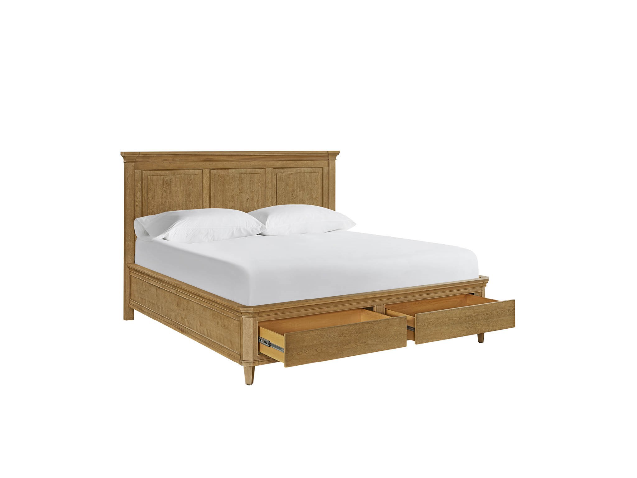 Brindle Storage Bed Queen - Silo with a white background
