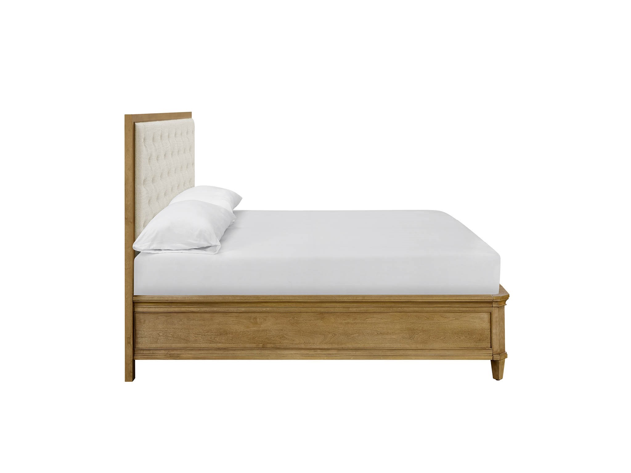 Brindle Upholstered Storage Bed King - Silo with a white background