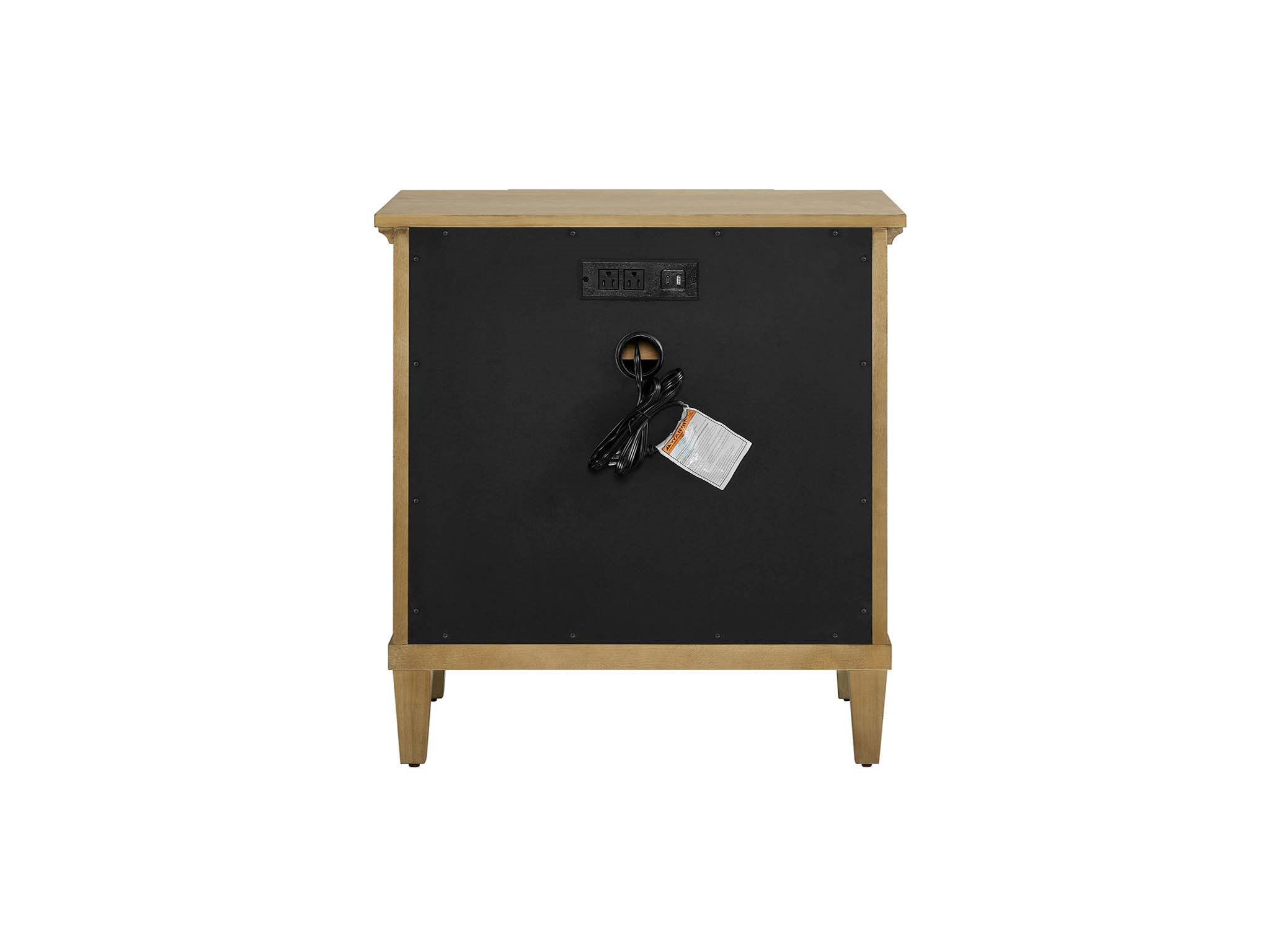 Brindle Nightstand - Silo with a white background