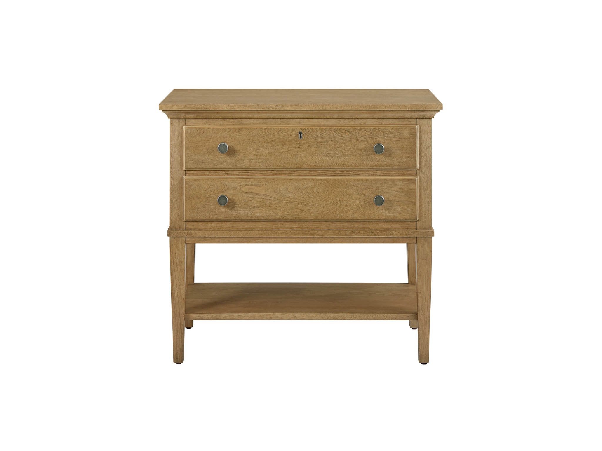 Brindle Nightstand - Silo with a white background