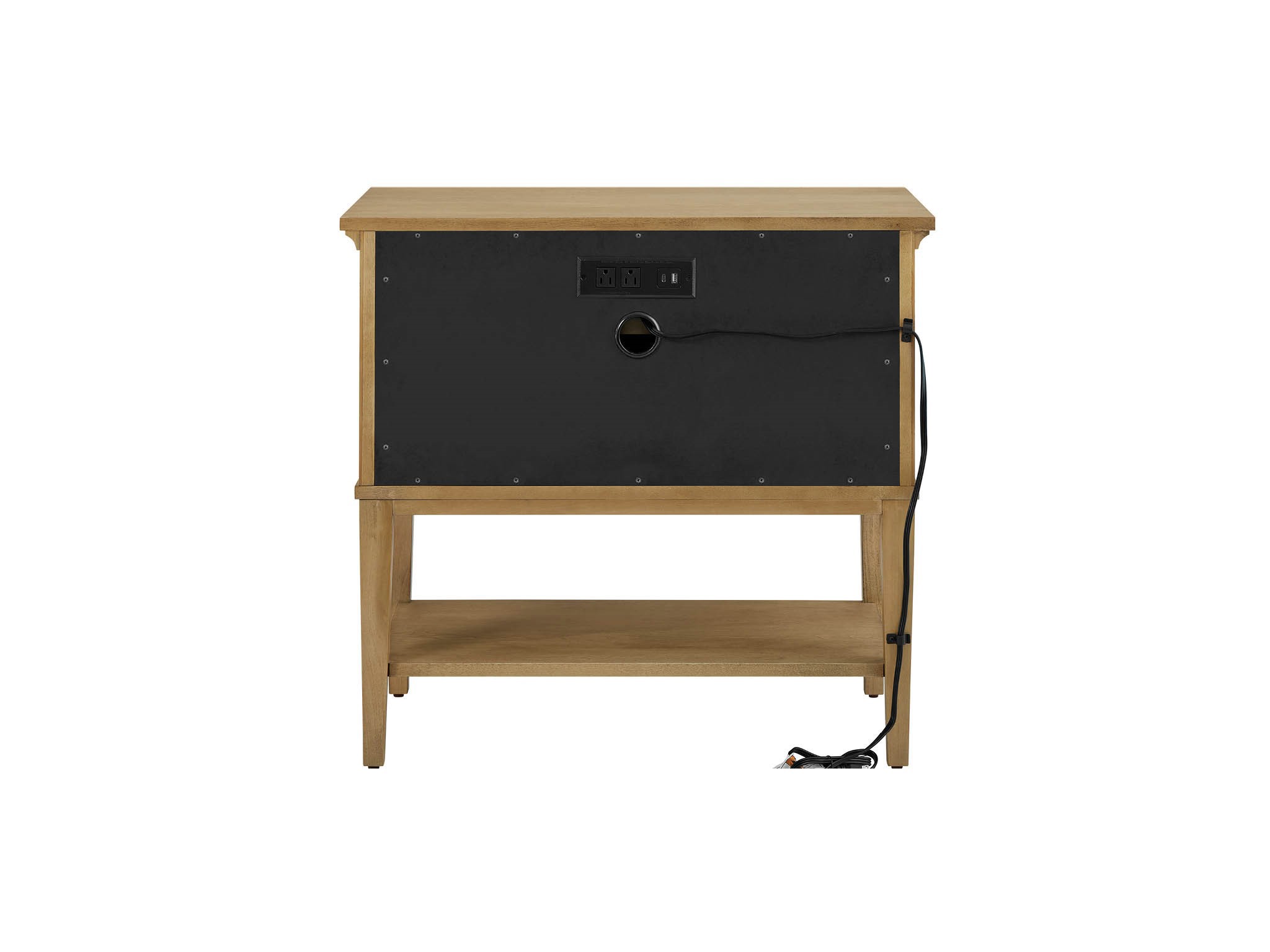 Brindle Nightstand - Silo with a white background
