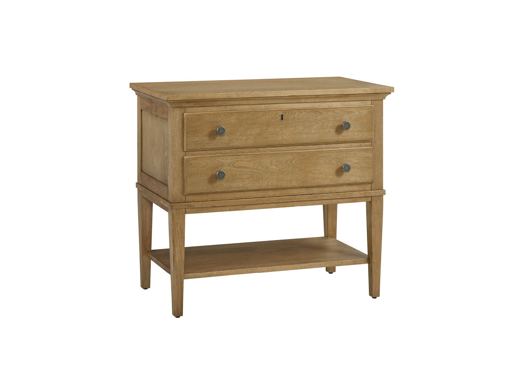 Brindle Nightstand - Silo with a white background