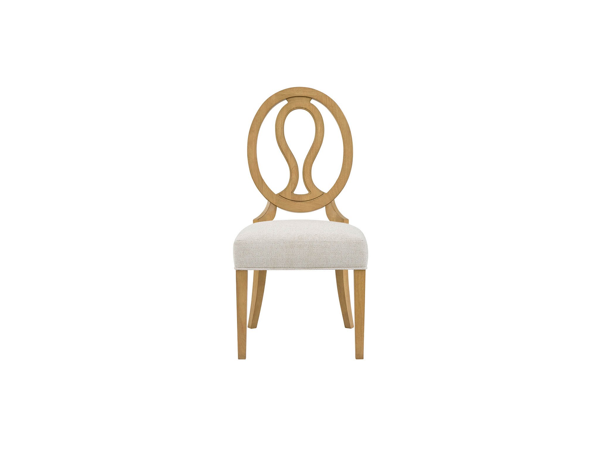 Brindle Oval Side Chair - Silo with a white background