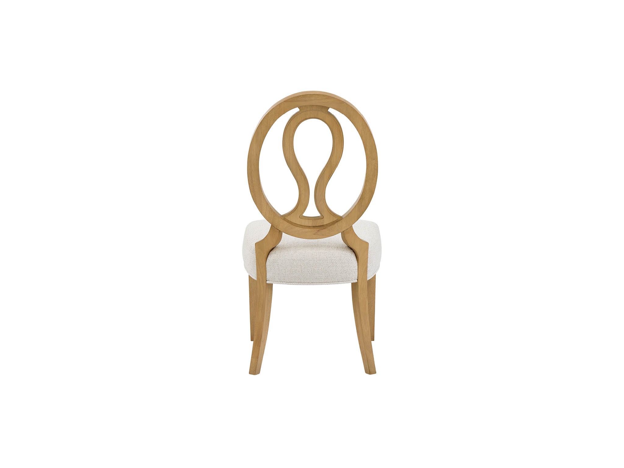 Brindle Oval Side Chair - Silo with a white background