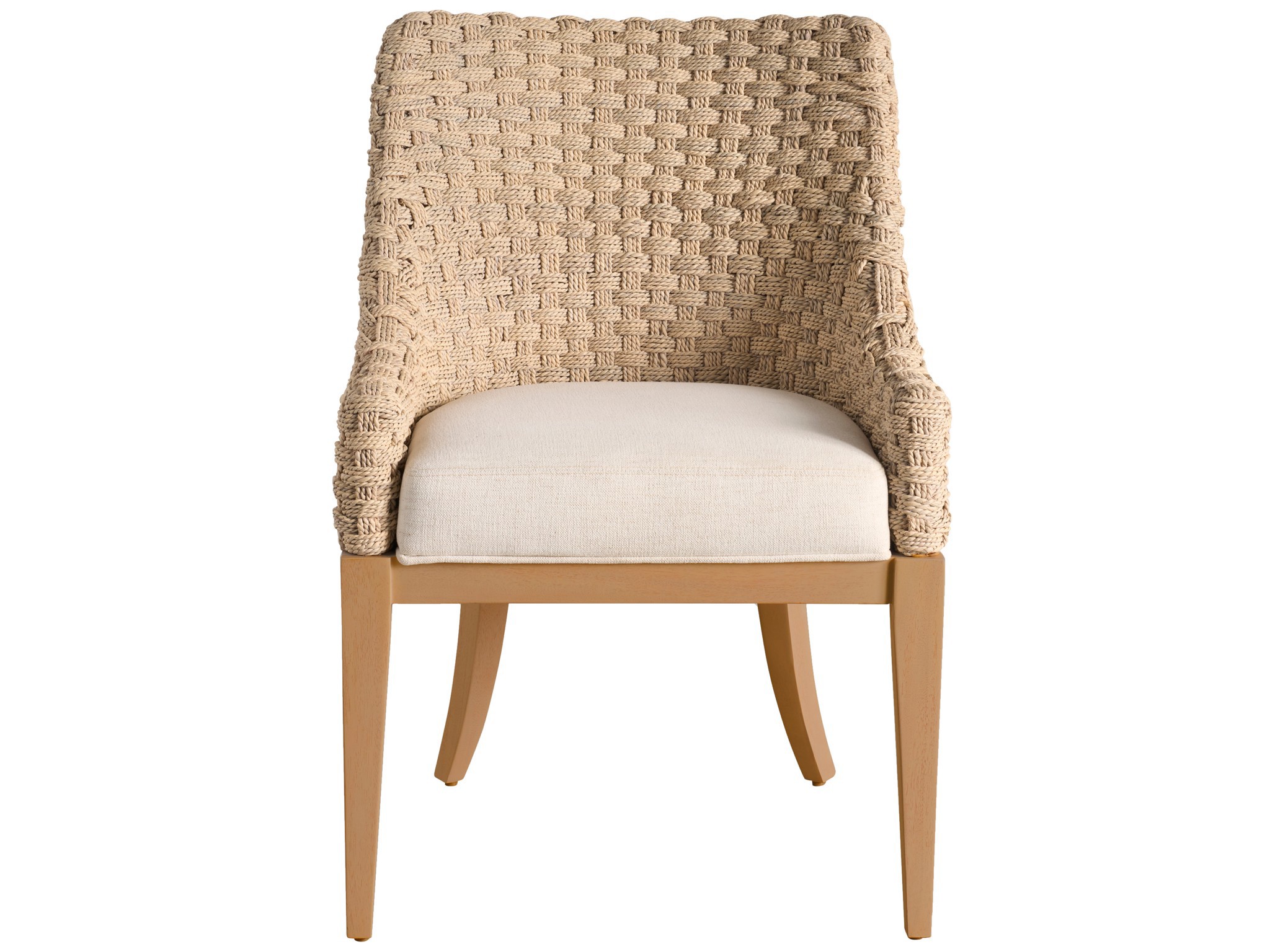 Brindle Woven Chair - Silo with a white background