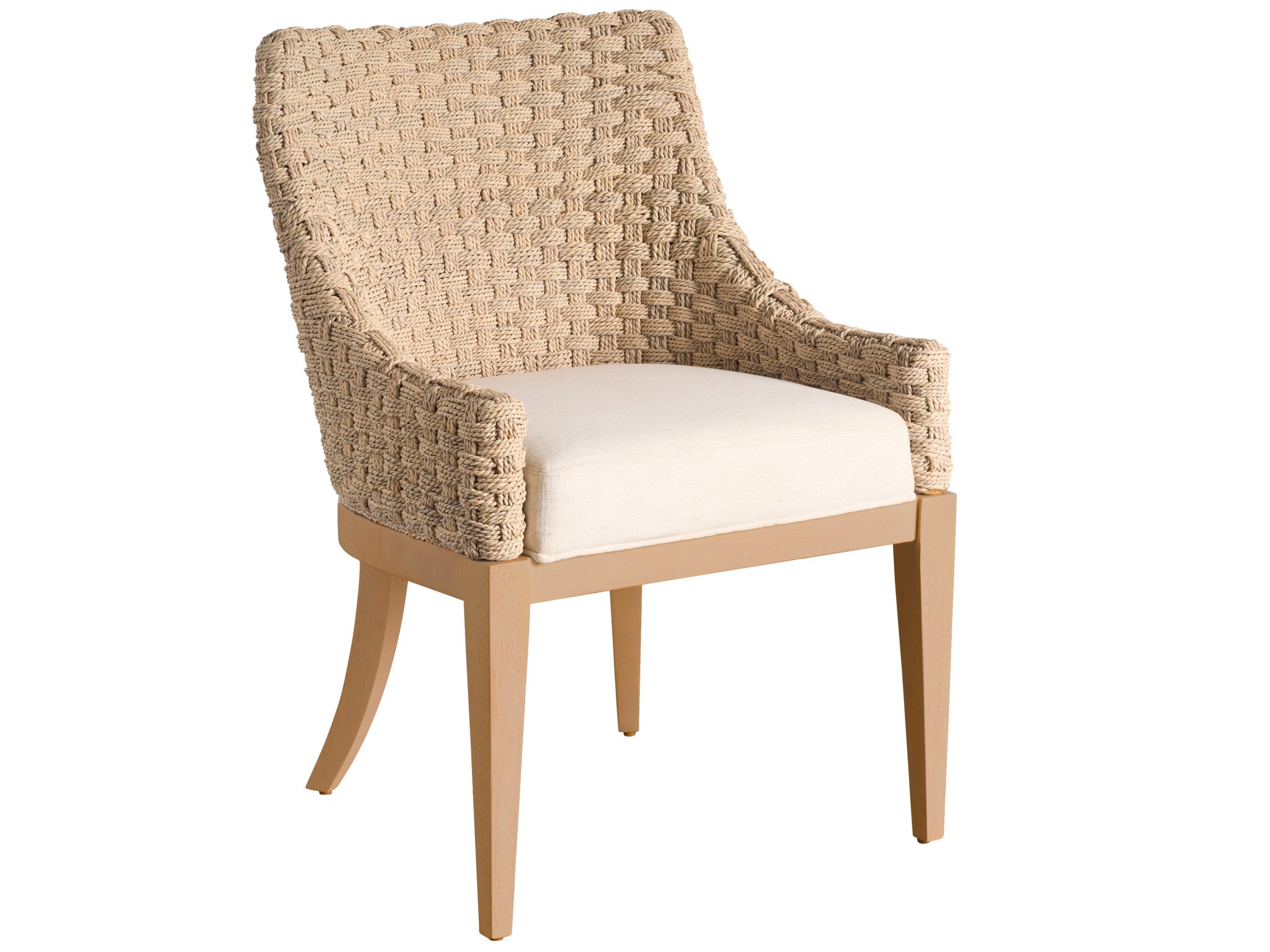 Brindle Woven Chair - Silo with a white background