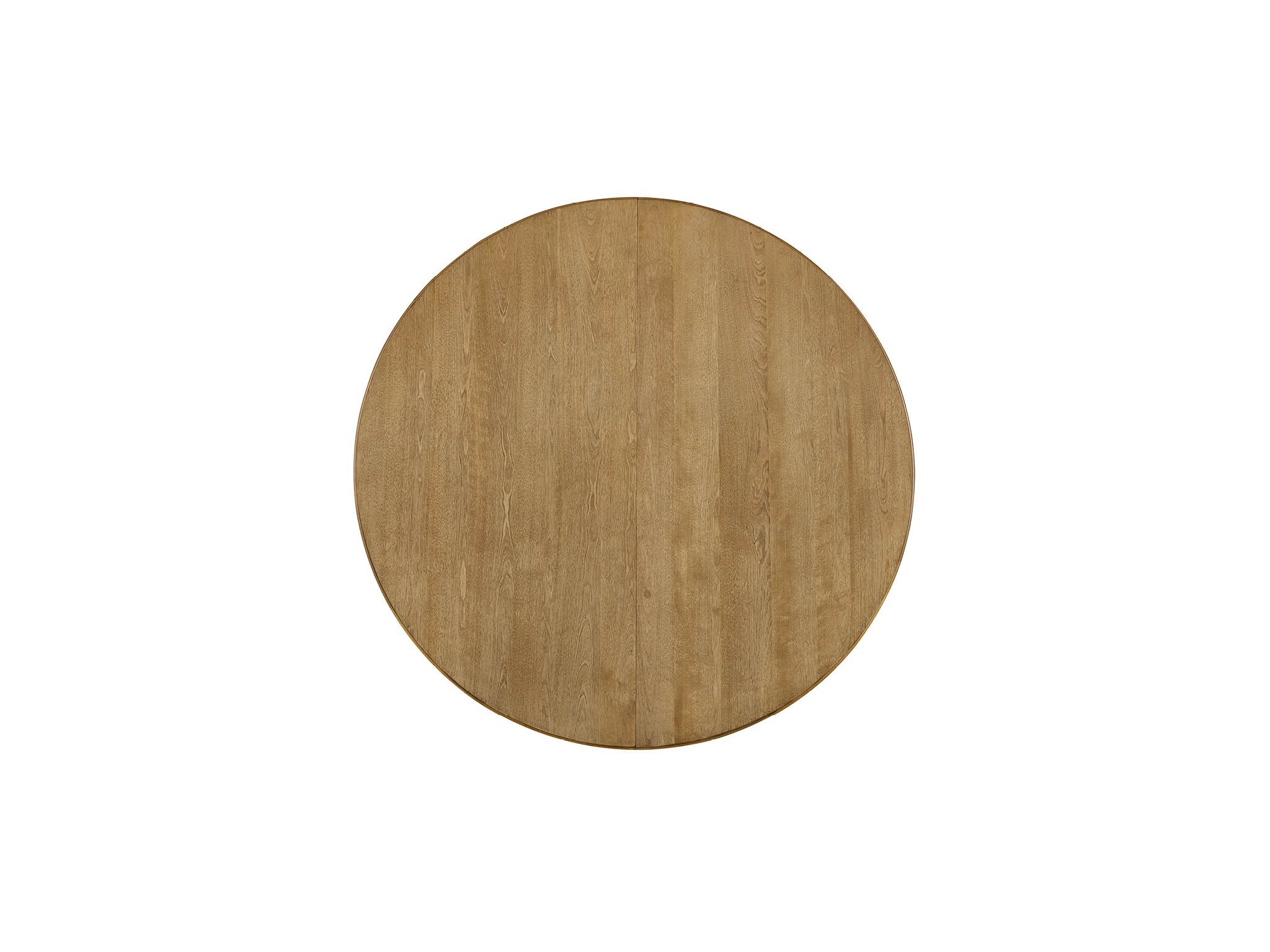 Brindle Wrapped Dining Table - Silo with a white background
