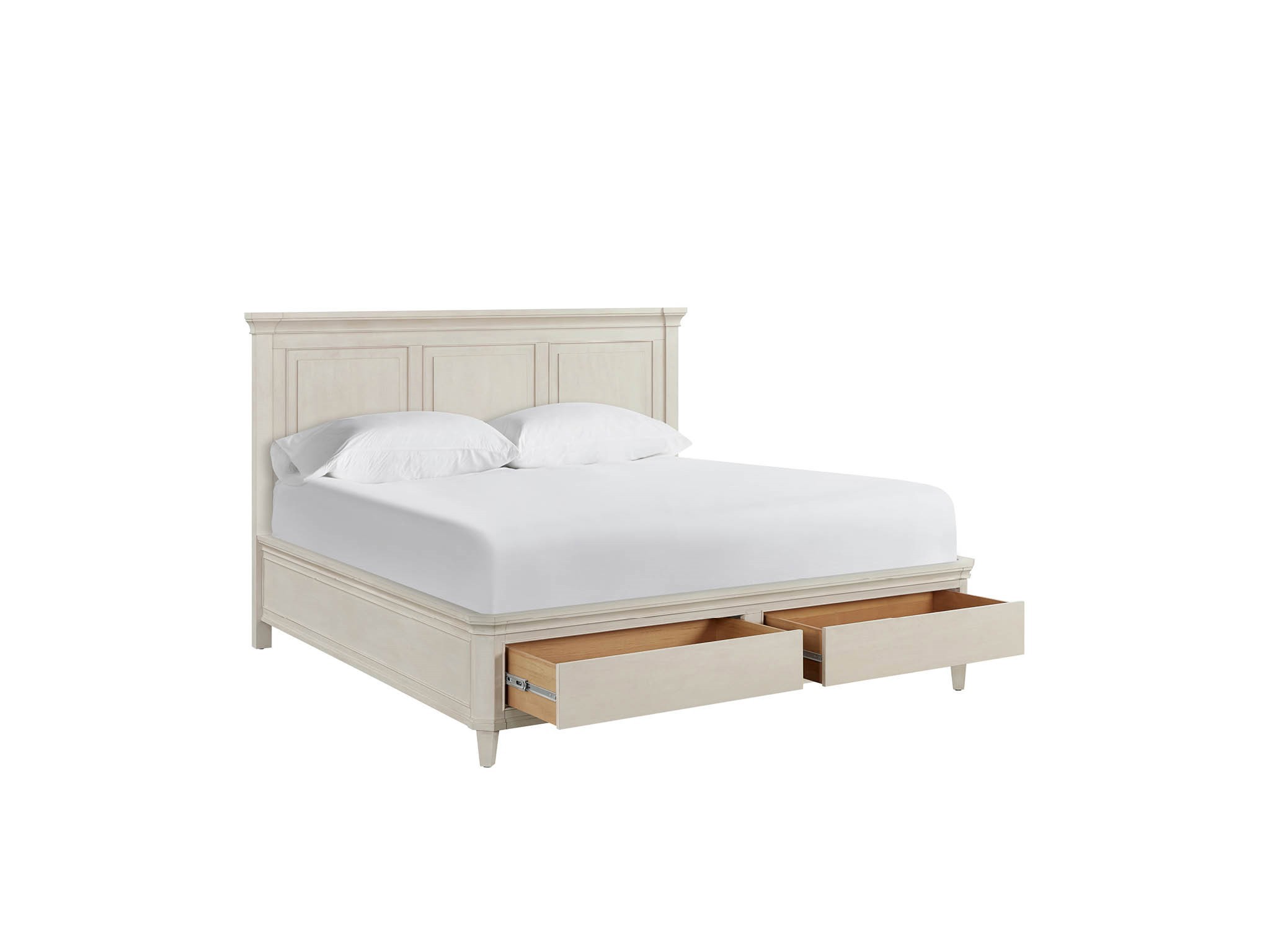 Willow Storage Bed Queen - Silo with a white background