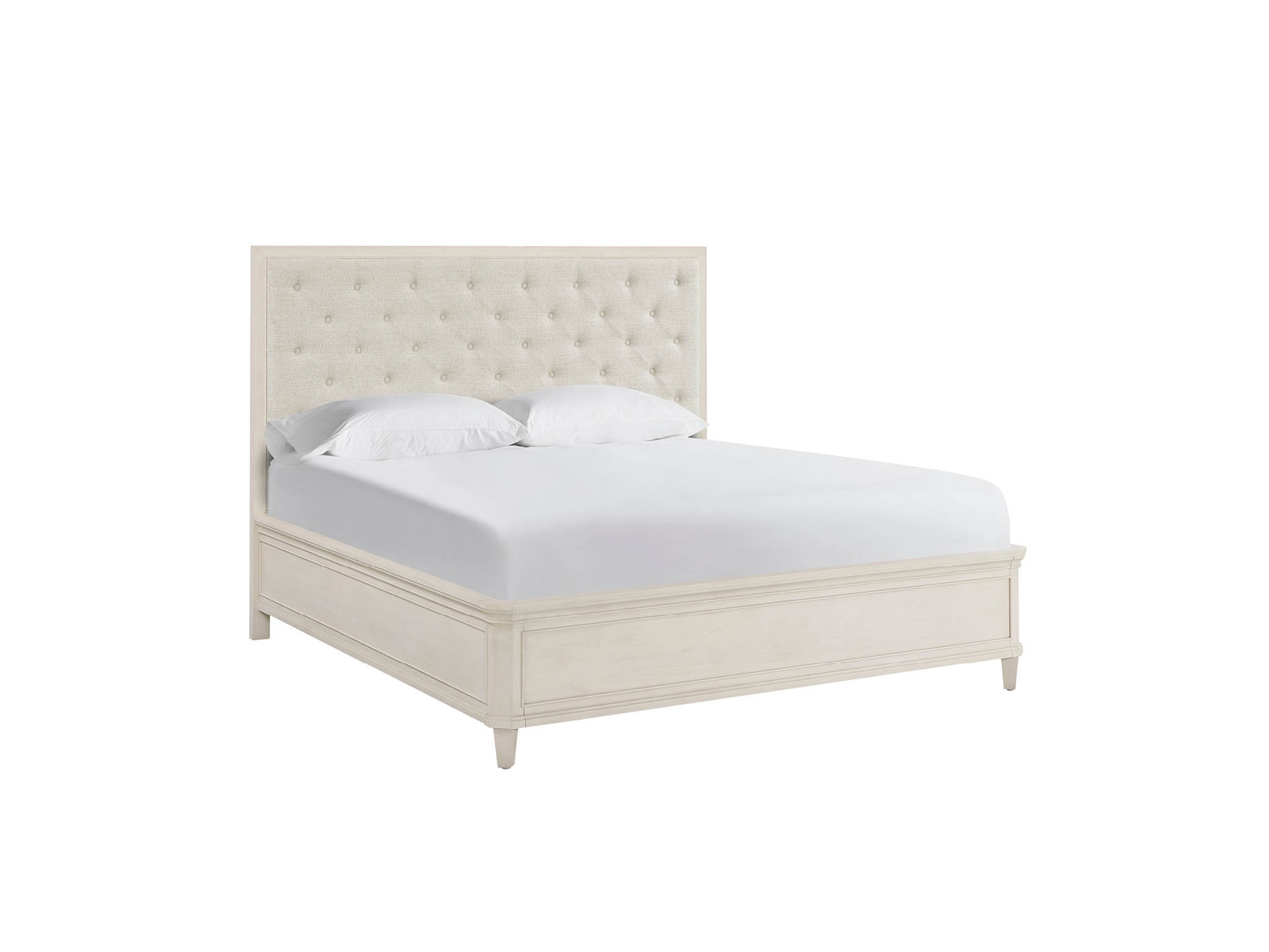 Willow Upholstered Bed King - Silo with a white background