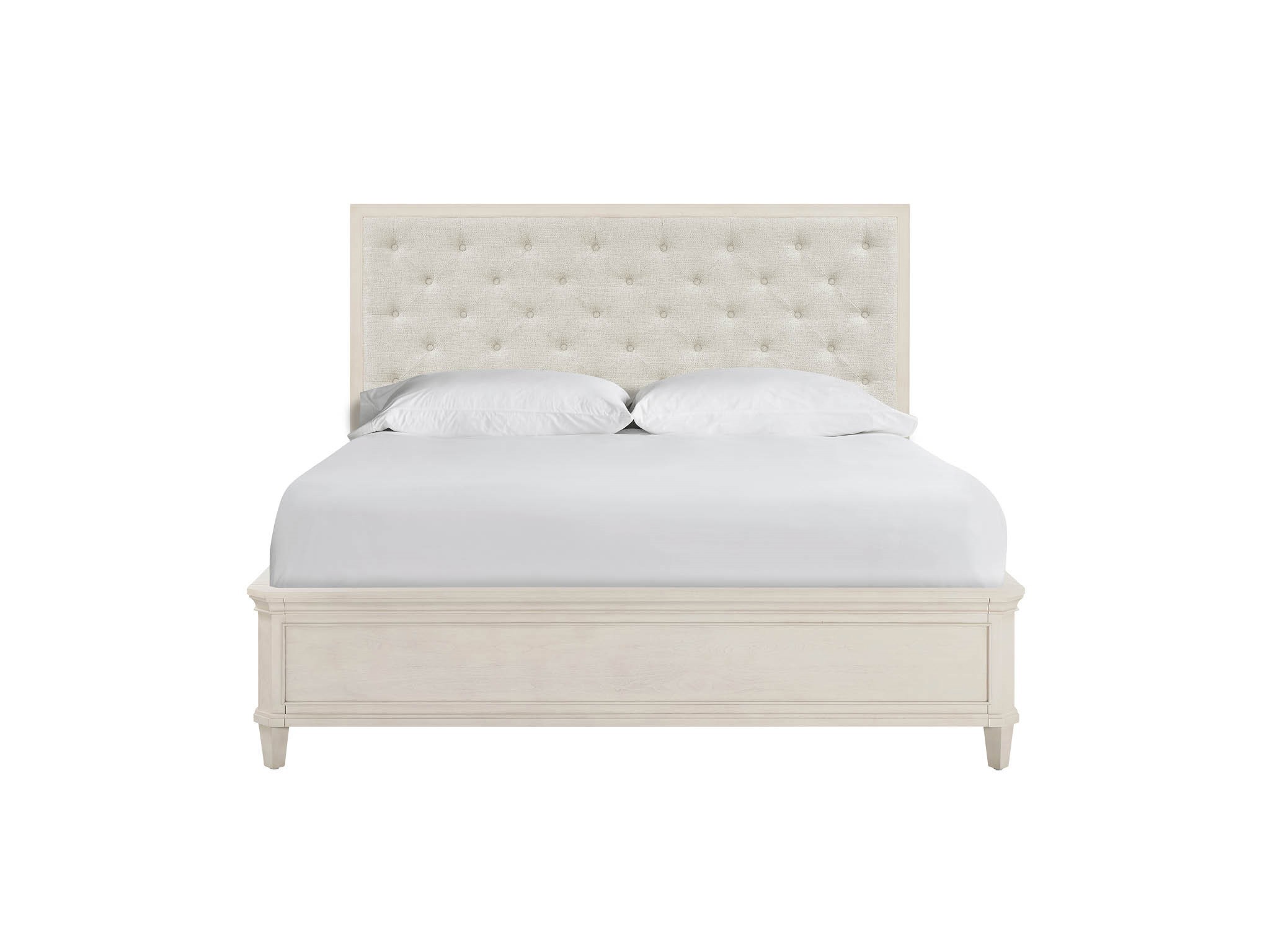Willow Upholstered Bed King - Silo with a white background