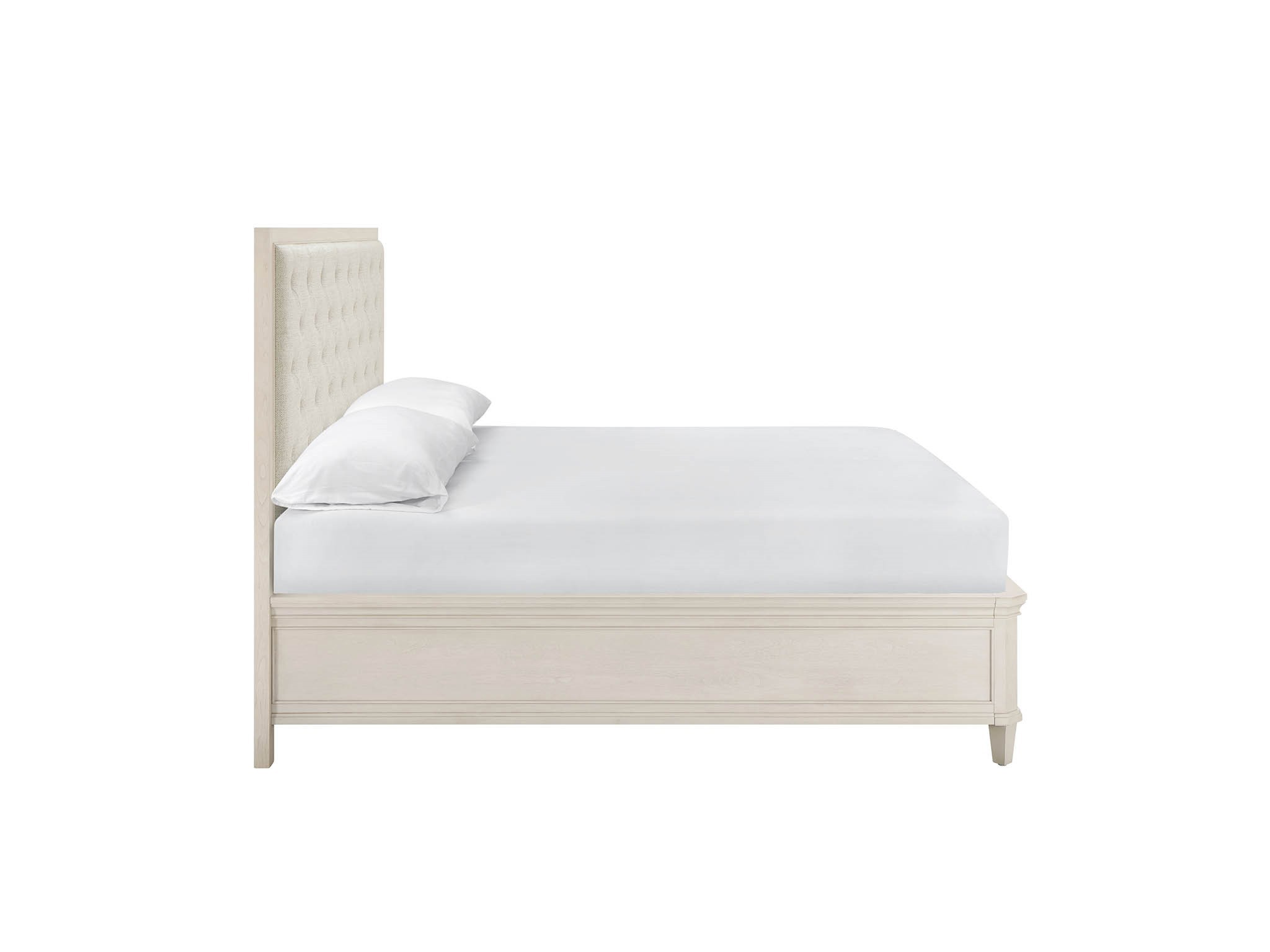 Willow Upholstered Bed Queen - Silo with a white background