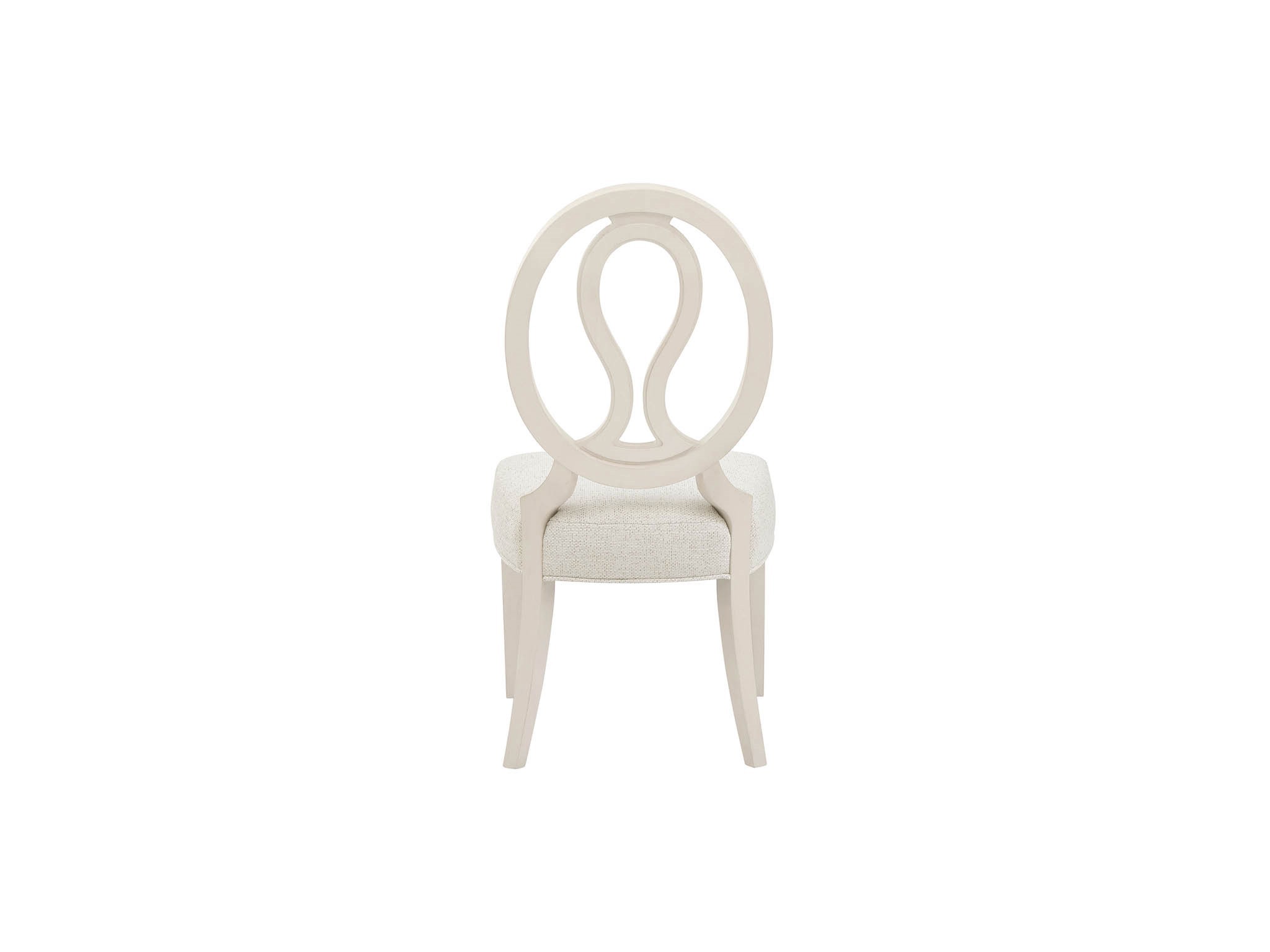 Willow Oval Side Chair - Silo with a white background