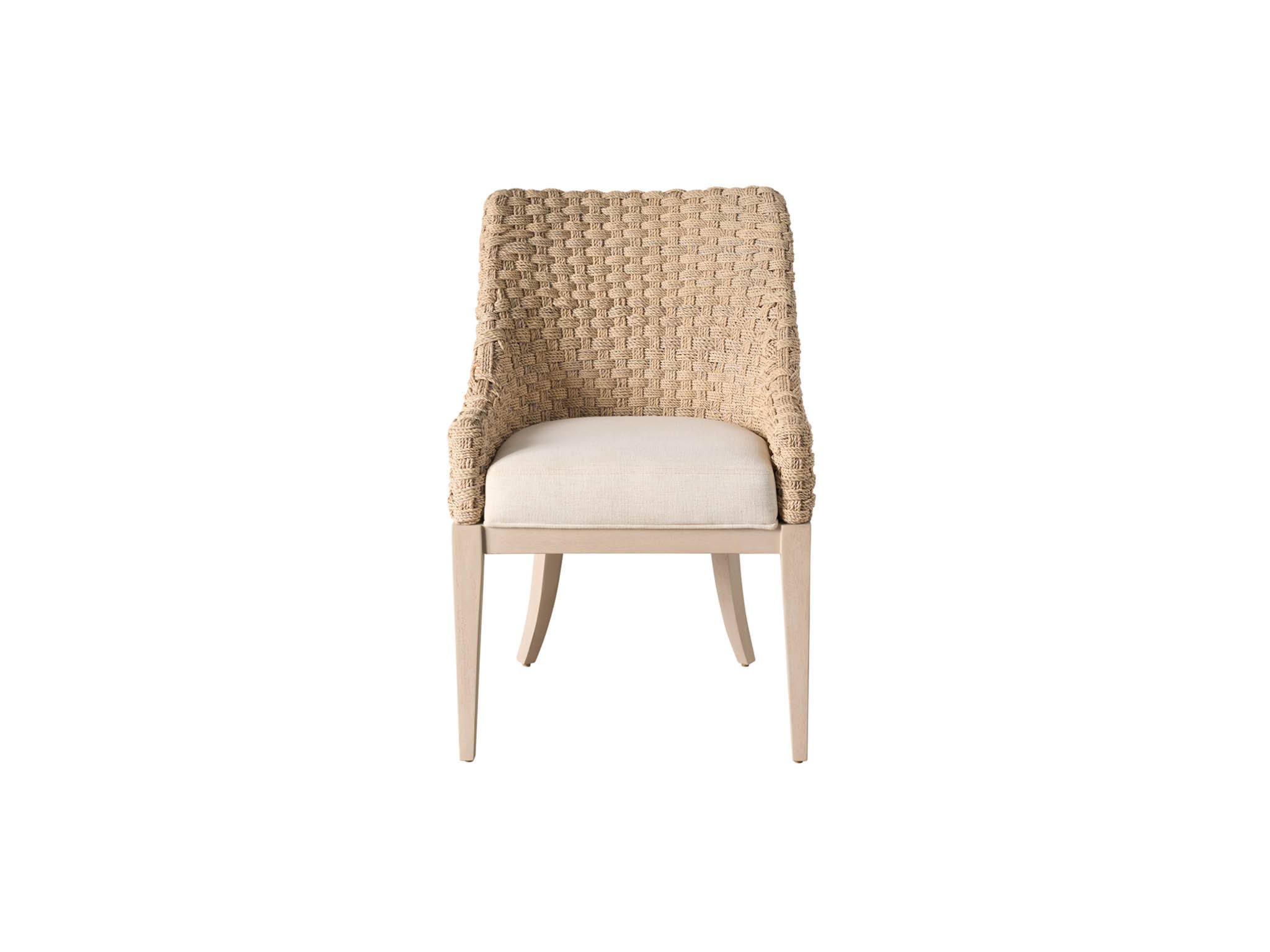 Willow Woven Chair - Silo with a white background