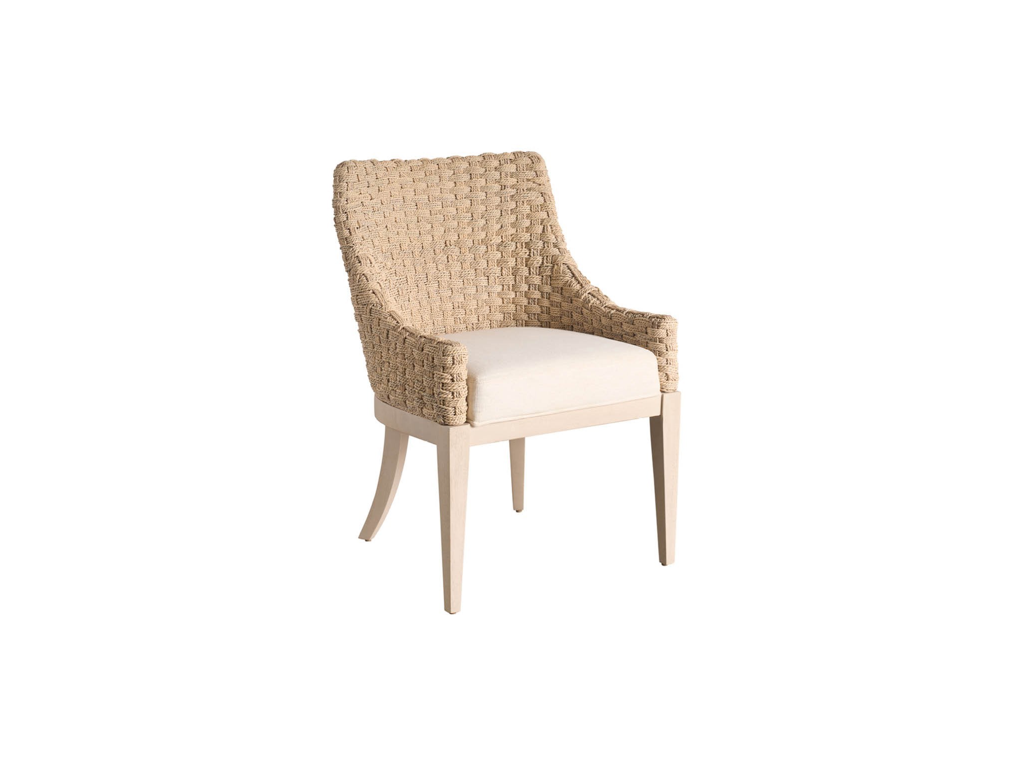 Willow Woven Chair - Silo with a white background