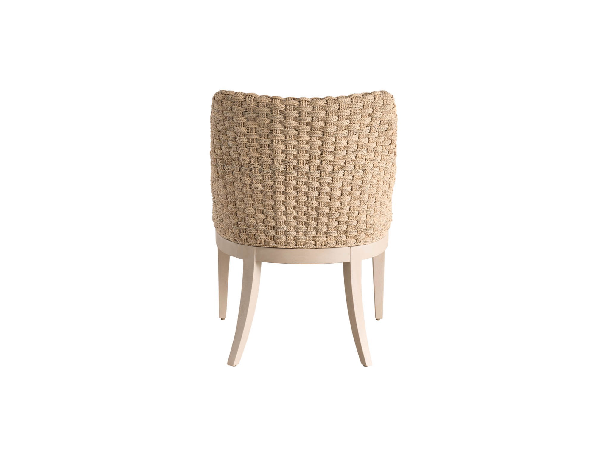 Willow Woven Chair - Silo with a white background