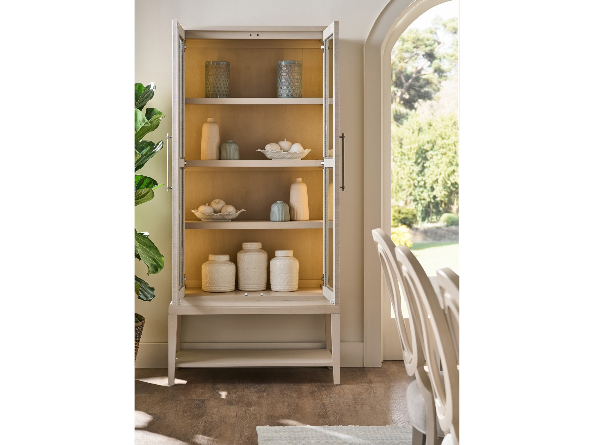 Meadow Display Cabinet - Multiple item room scene