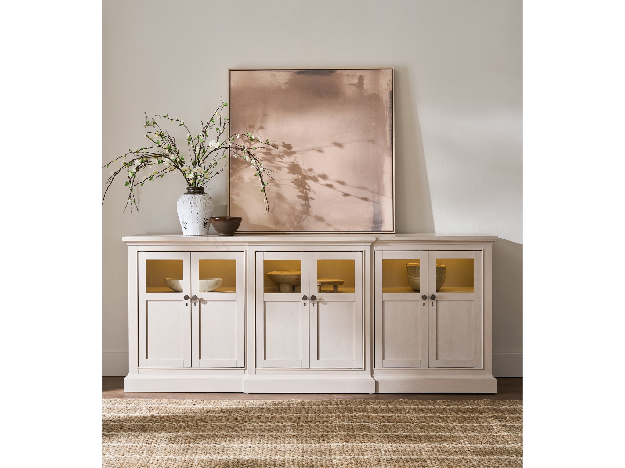 Willow Credenza - Multiple item room scene