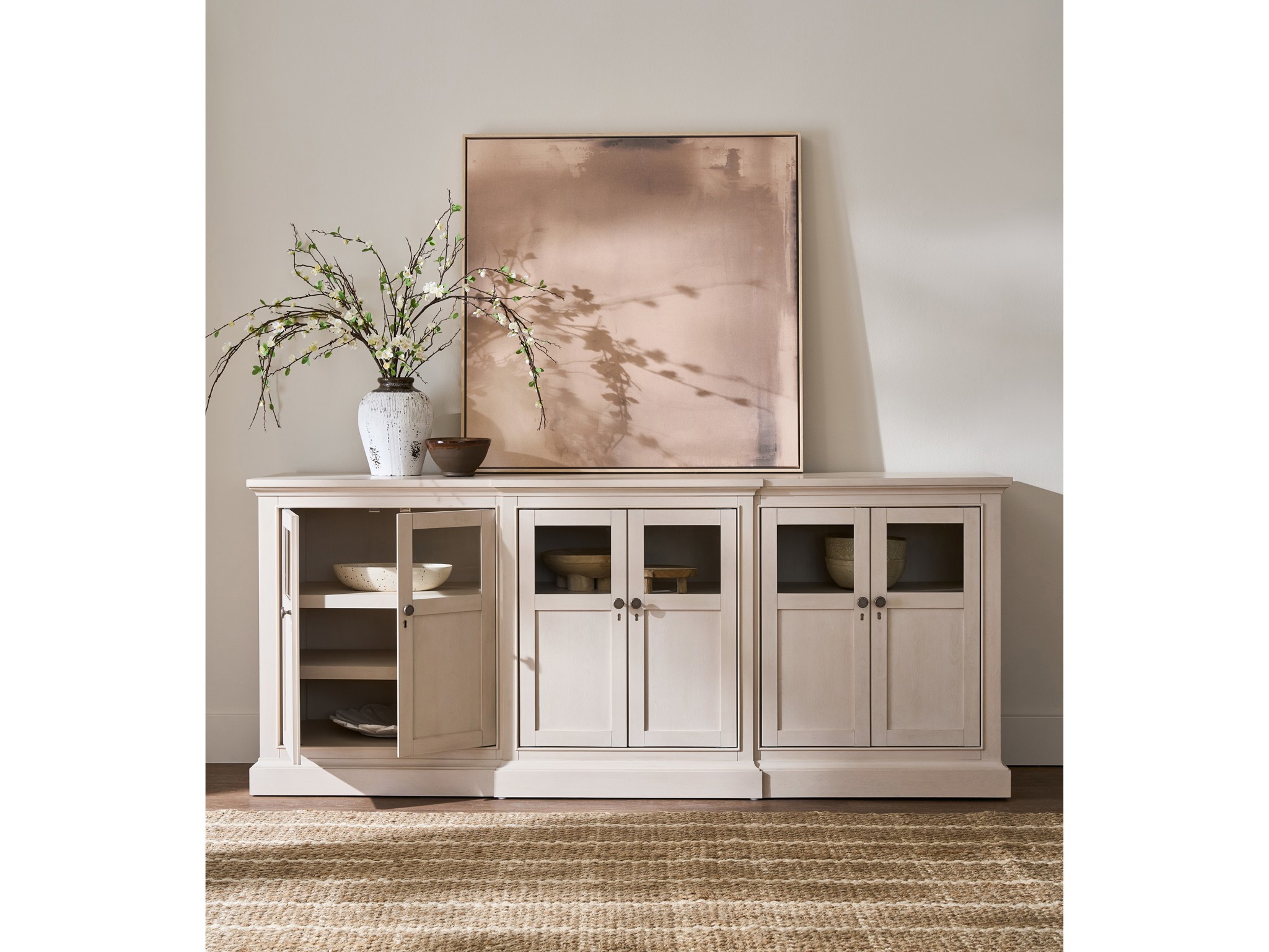 Willow Credenza - Multiple item room scene