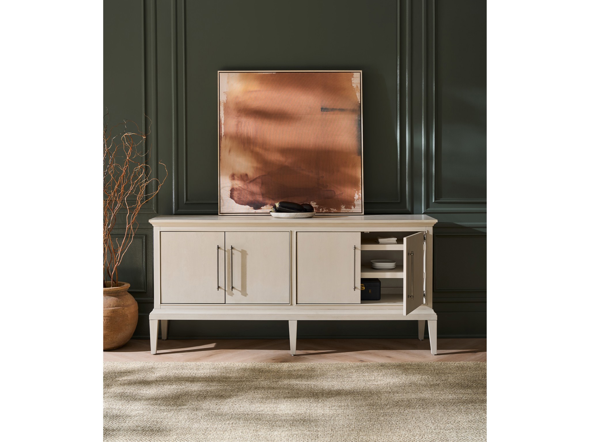 Willow Credenza - Multiple item room scene
